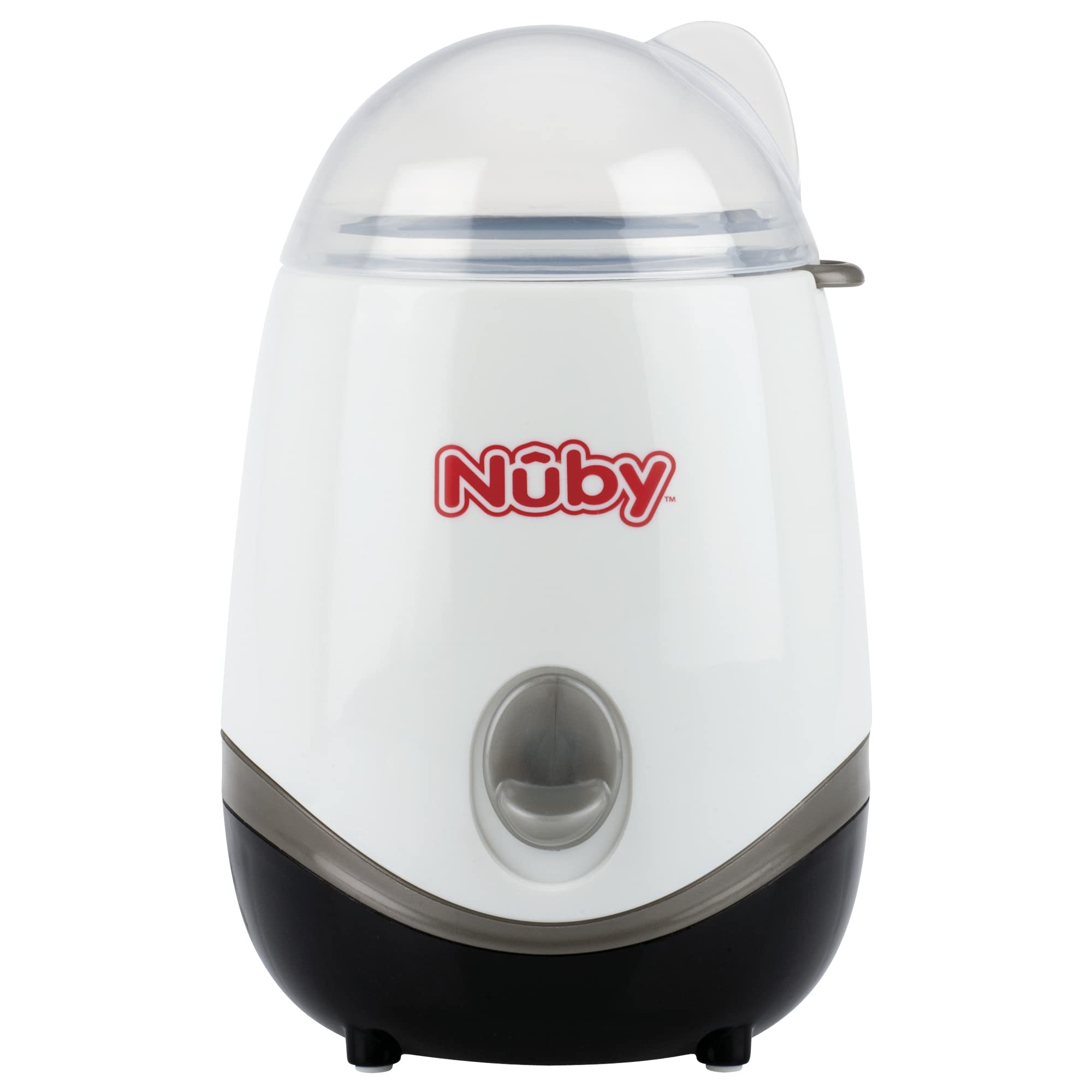 Nuby One-Touch 2-in-1 Electric Baby Bottle Warmer and Sterilizer for Breastmilk & Formula - Fast Heating & Safe Sterilization for Nursery, Travel & Daycare Use