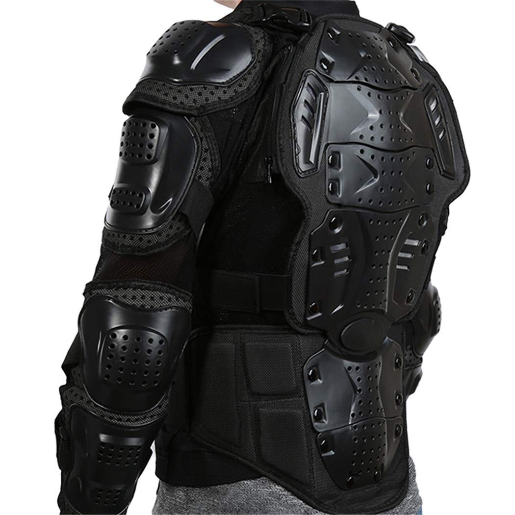 Men's Motorcycle Jacket with Full Body Armor - CE Certified Motocross Racing Gear with Chest & Shoulder Protection for Off-Road Biking & Adventure Riding | Durable Safety Equipment for Street Bikers & Dirt Bike Enthusiasts