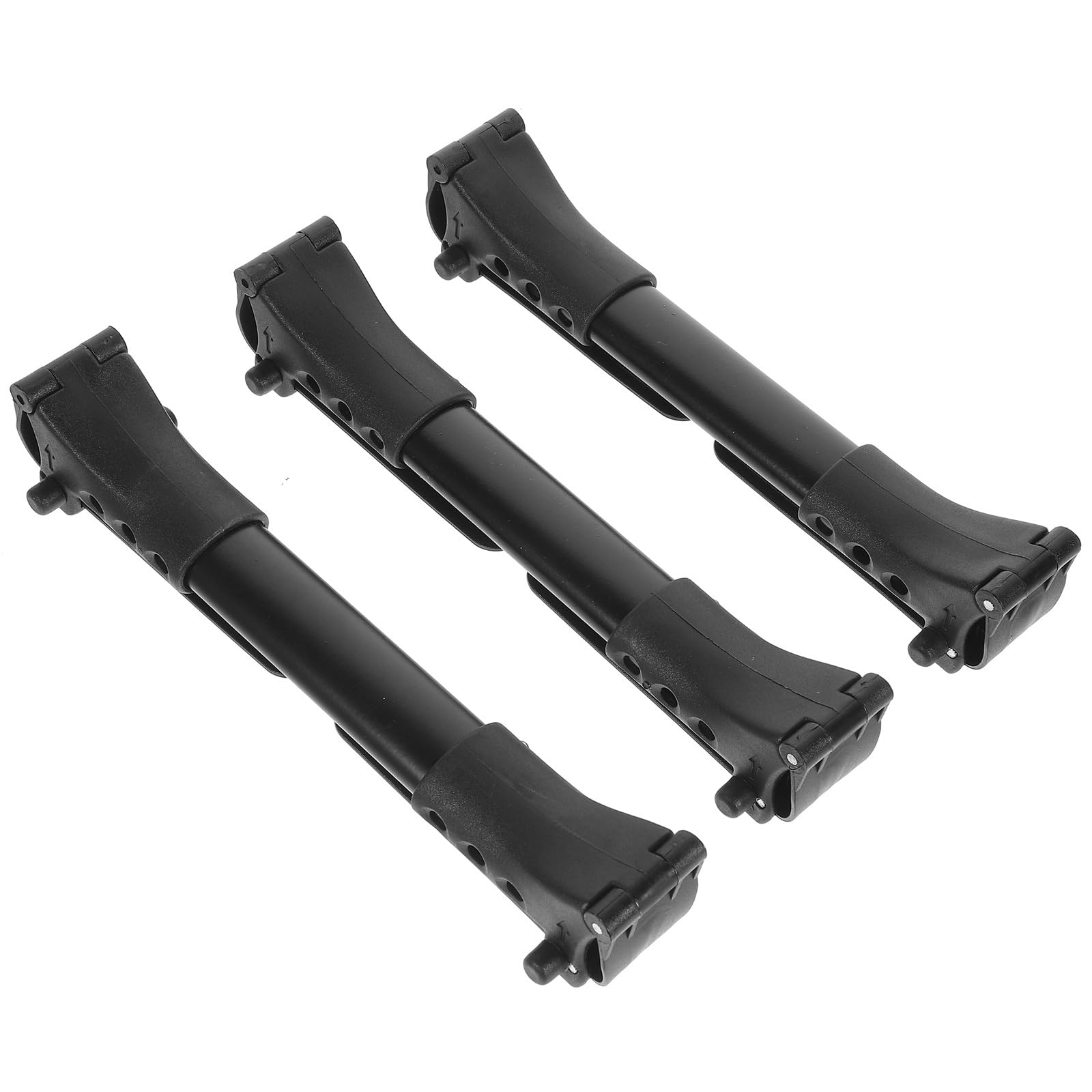 3-Pack Universal Stroller Connector for Twins - Black Stroller Accessories for Double Pushchairs, Carriages & Prams - Perfect for Shopping, Travel & Outdoor Adventures with Twins