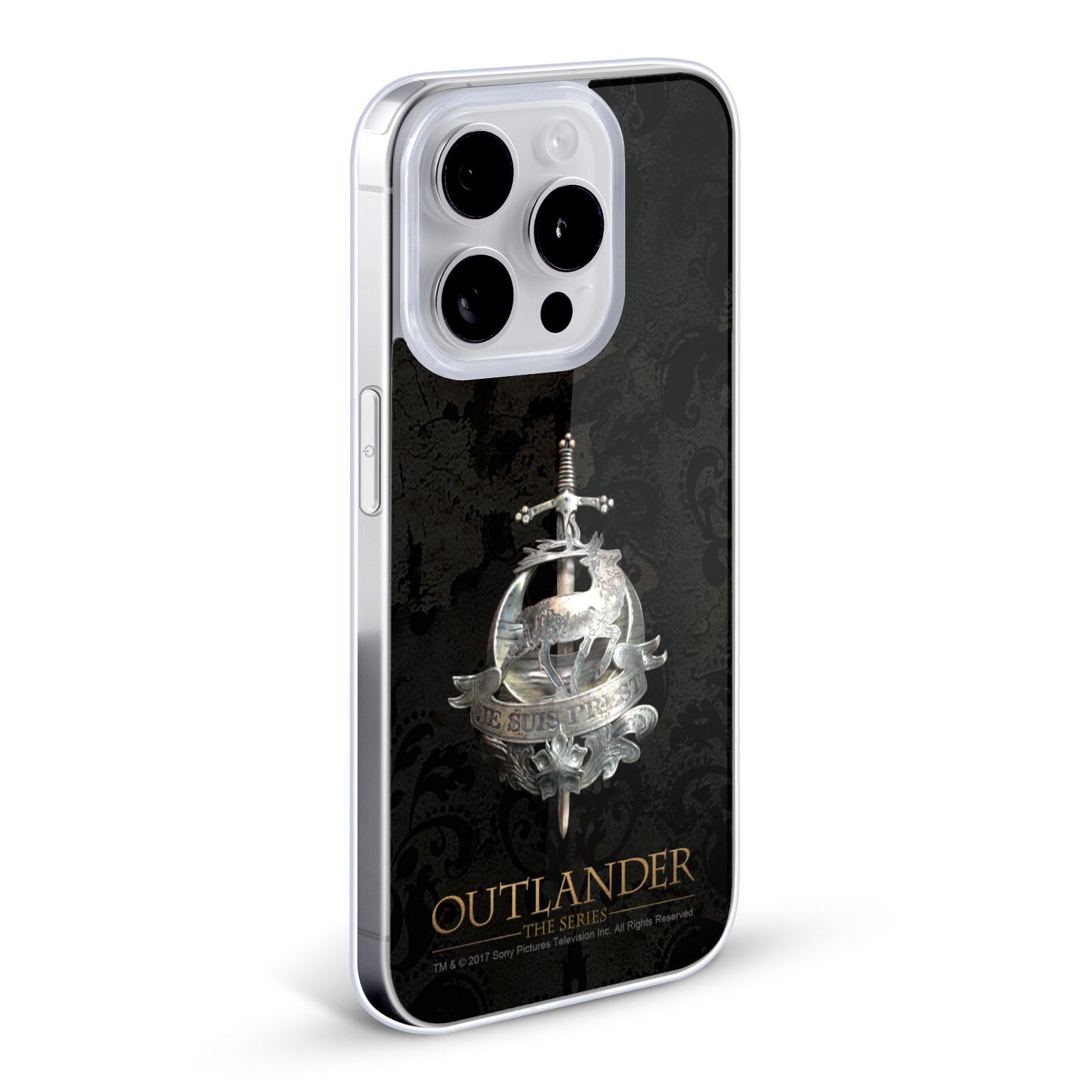 Head Case Designs Outlander Fraser Brooch Seals & Icons Gel Case for iPhone 7 Plus/8 Plus - Perfect for Fans & Collectors