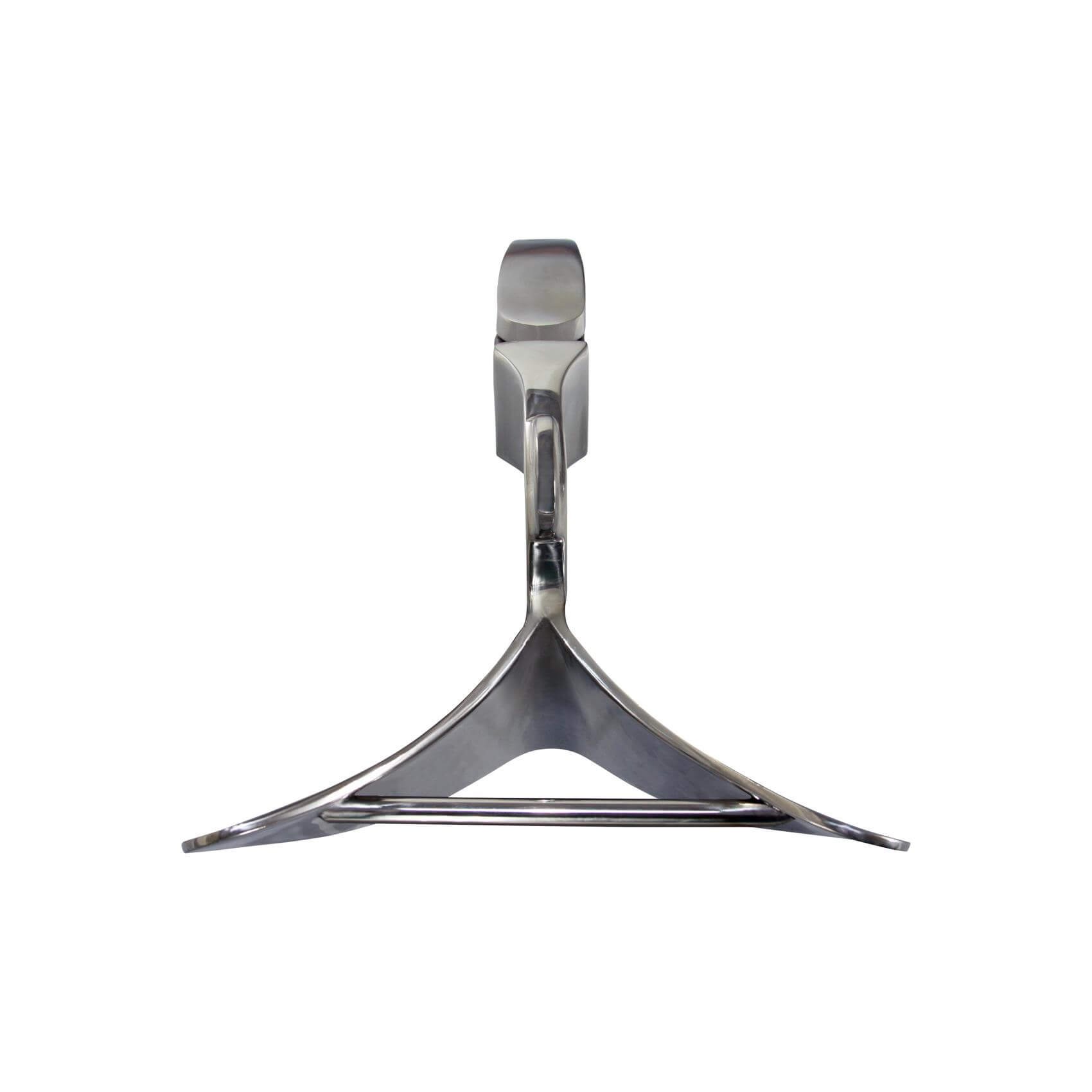 Premium Stainless Steel CQR/Plow Boat Anchor - Heavy Duty Marine Grade Anchor for Sailboats, Yachts & Fishing Boats - Ideal for Sand, Mud & Rocky Bottoms - Secure Mooring in All Weather Conditions