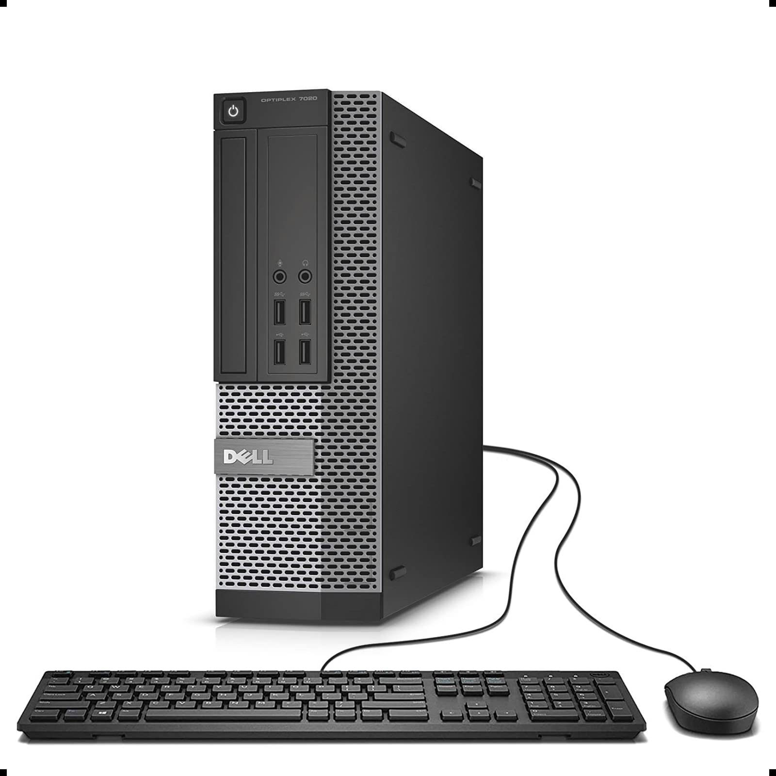Refurbished Dell OptiPlex 7020 SFF Business Desktop PC - Intel Core i5-4570 3.2GHz, 16GB DDR3 RAM, 240GB SSD, WiFi, Bluetooth 4.0, Windows 10 Pro (Renewed) - Perfect for Office Work, Home Computing & Small Business Use