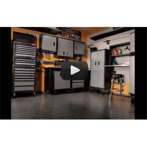 Gladiator GAWG241DRG Premier 24-Inch Wall Mounted GearBox Garage Storage Cabinet - Perfect for Organizing Tools, Sports Equipment & Garage Accessories