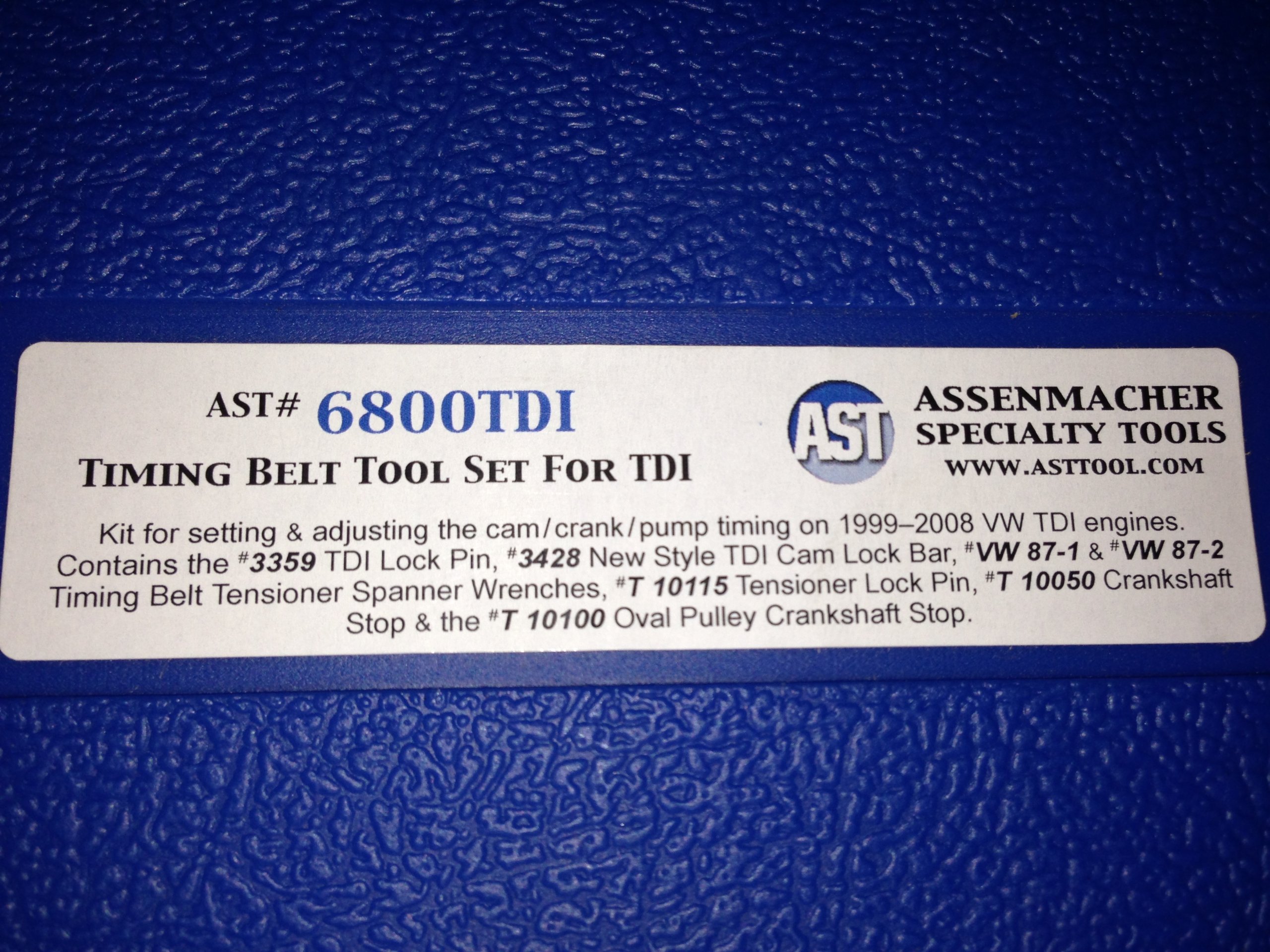 6800TDI Timing Belt Tool Kit for Volkswagen & Audi TDI Engines - Professional Repair Set for DIY Mechanics & Auto Shops