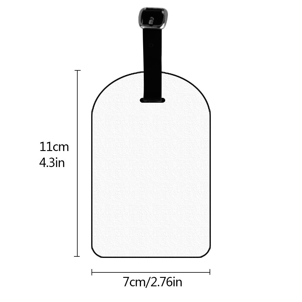 Tropical Pineapple Luggage Tag - Leather Travel ID Label for Suitcases & Bags - Waterproof & Durable Name Tag (1 Pack) - Perfect for Beach Vacations, Air Travel & Cruise Trips