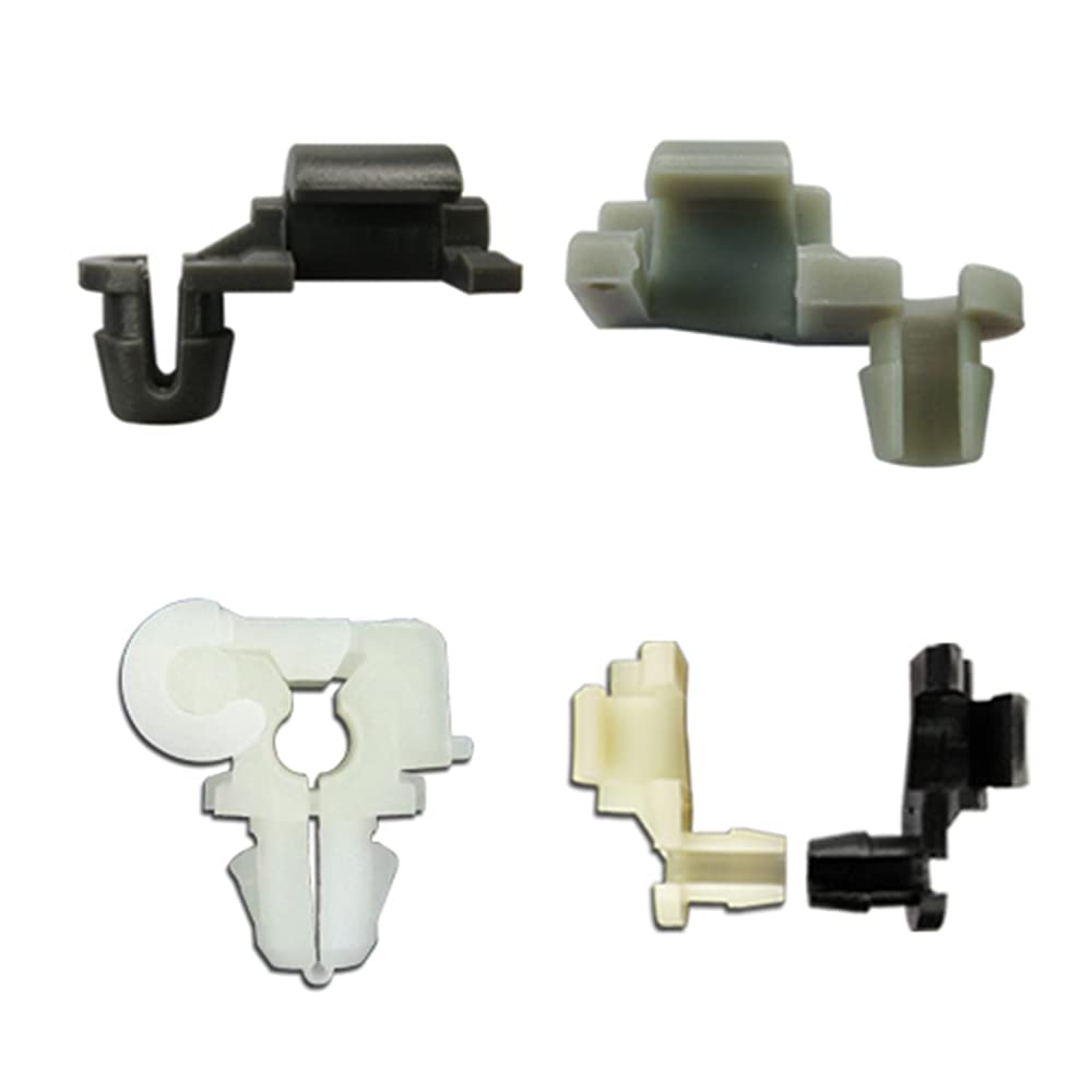 128 Pcs Door Lock Rod End Clip Assortment - Compatible with 5/32