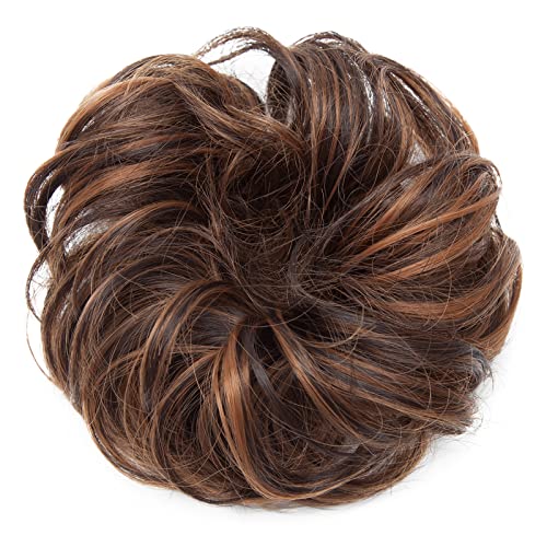 Dark Brown & Light Auburn