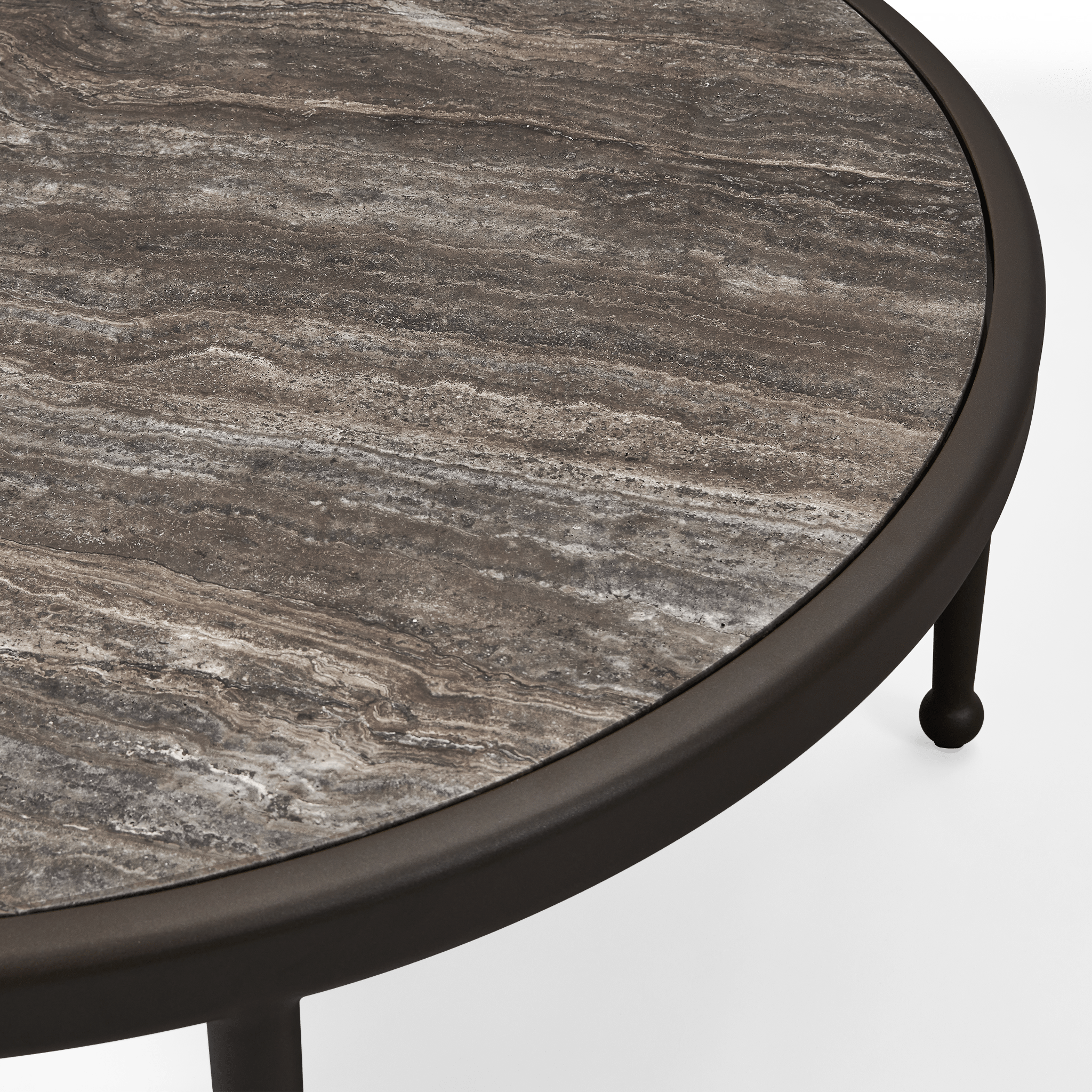 Andre Modern Round Coffee Table - 36 Inch Wooden Living Room Center Table for Small Spaces - Perfect for Sofa, Lounge, and Apartment Decor