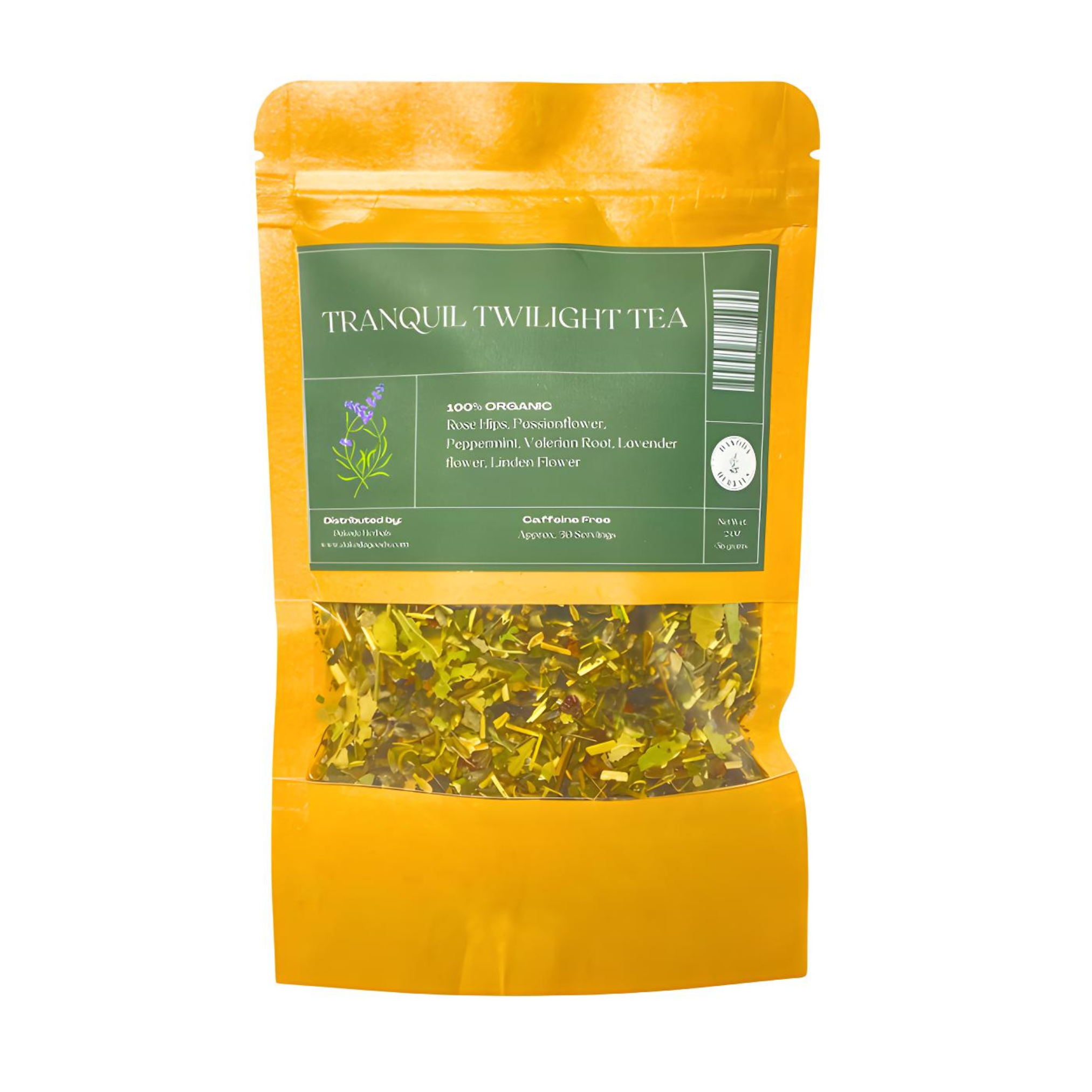 Tranquil Twilight Sleep Tea - Herbal Loose Leaf Tea Blend for Relaxation & Better Sleep | Natural Chamomile, Lavender & Valerian Root | Tea Bags Included | Perfect for Evening Relaxation, Stress Relief & Bedtime Rituals