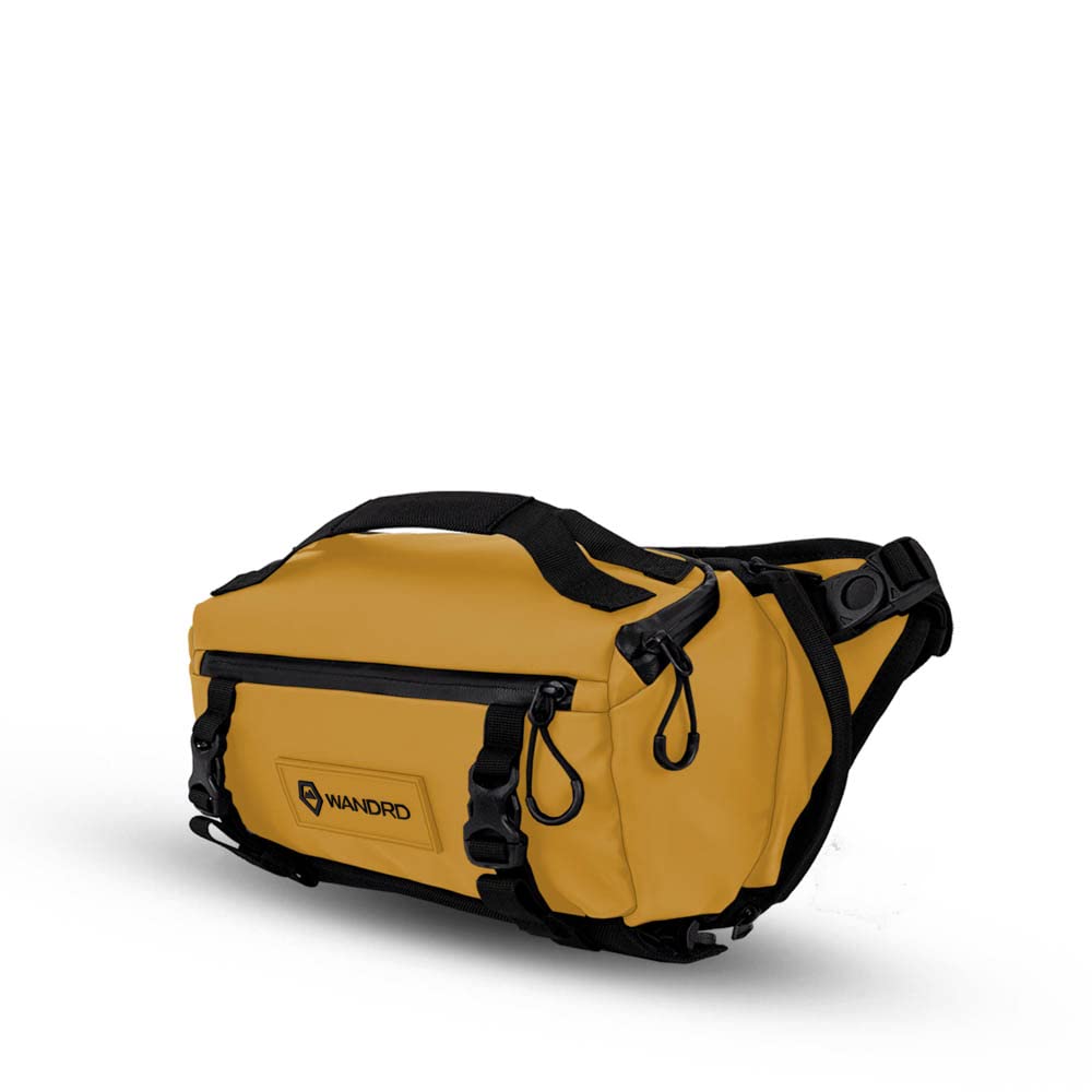 WANDRD ROGUE 6L Sling Camera Bag - Waterproof Crossbody Messenger Bag for DSLR & Mirrorless Cameras - Travel & Everyday Photography Accessory (Dallol Yellow)