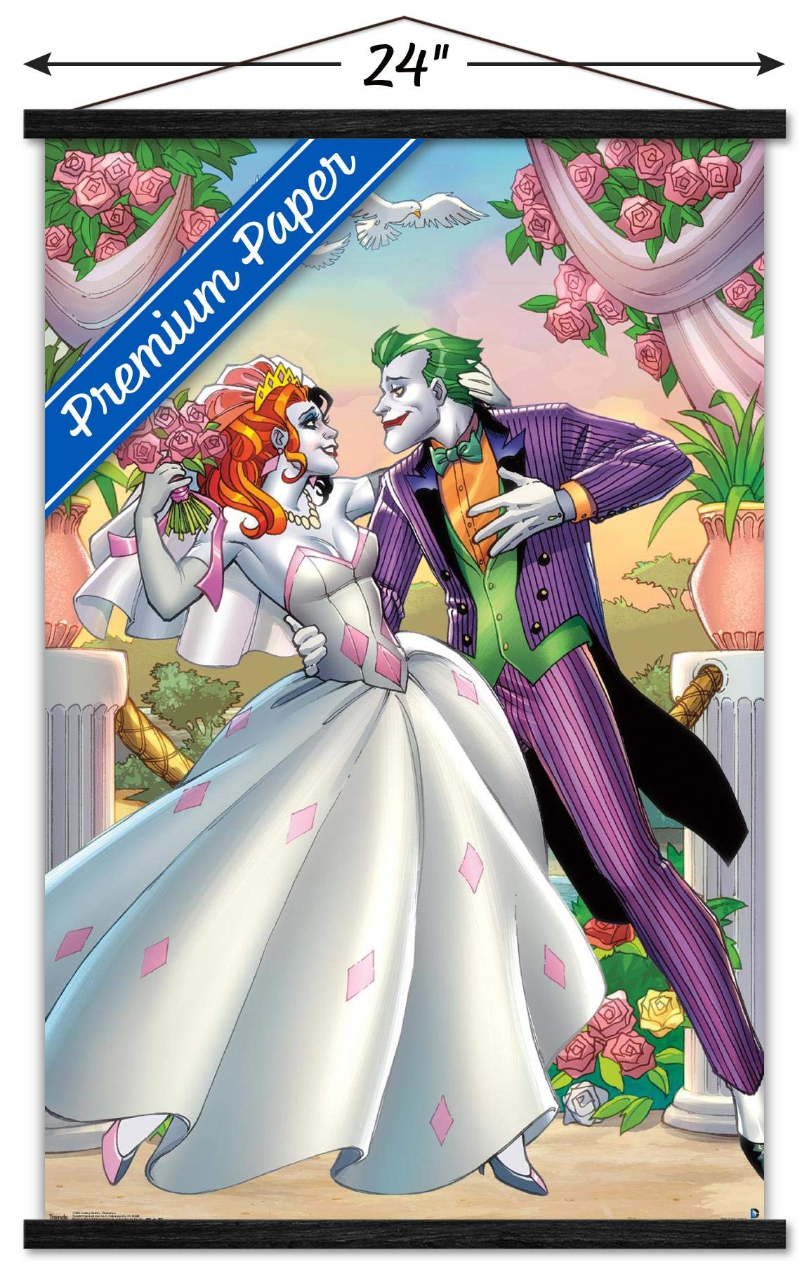 DC Comics Harley Quinn Romance Wall Poster - Premium 22.375