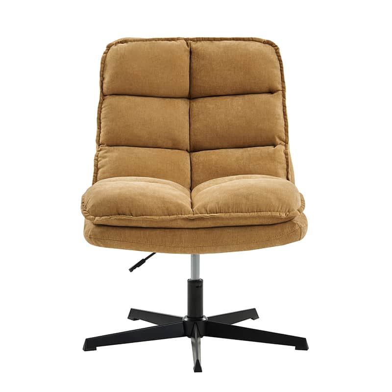 Simon Armless Office Chair with Thick Cushion - Ergonomic Comfort for Home Office, Study, and Workspace - Perfect for Long Hours of Sitting