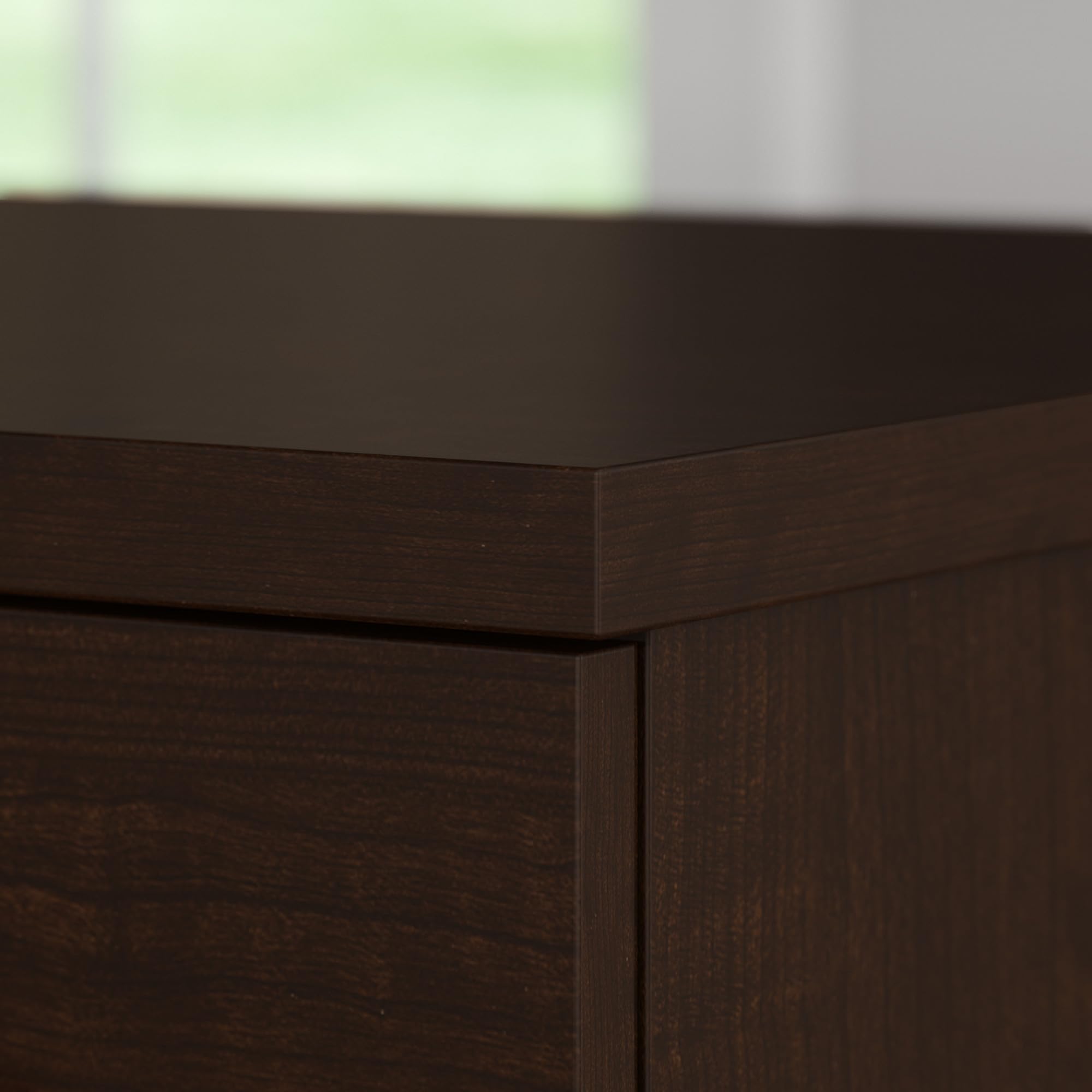 Bush Furniture Somerset 2-Drawer Lateral File Cabinet in Mocha Cherry - Home Office Storage Solution for Documents & Supplies