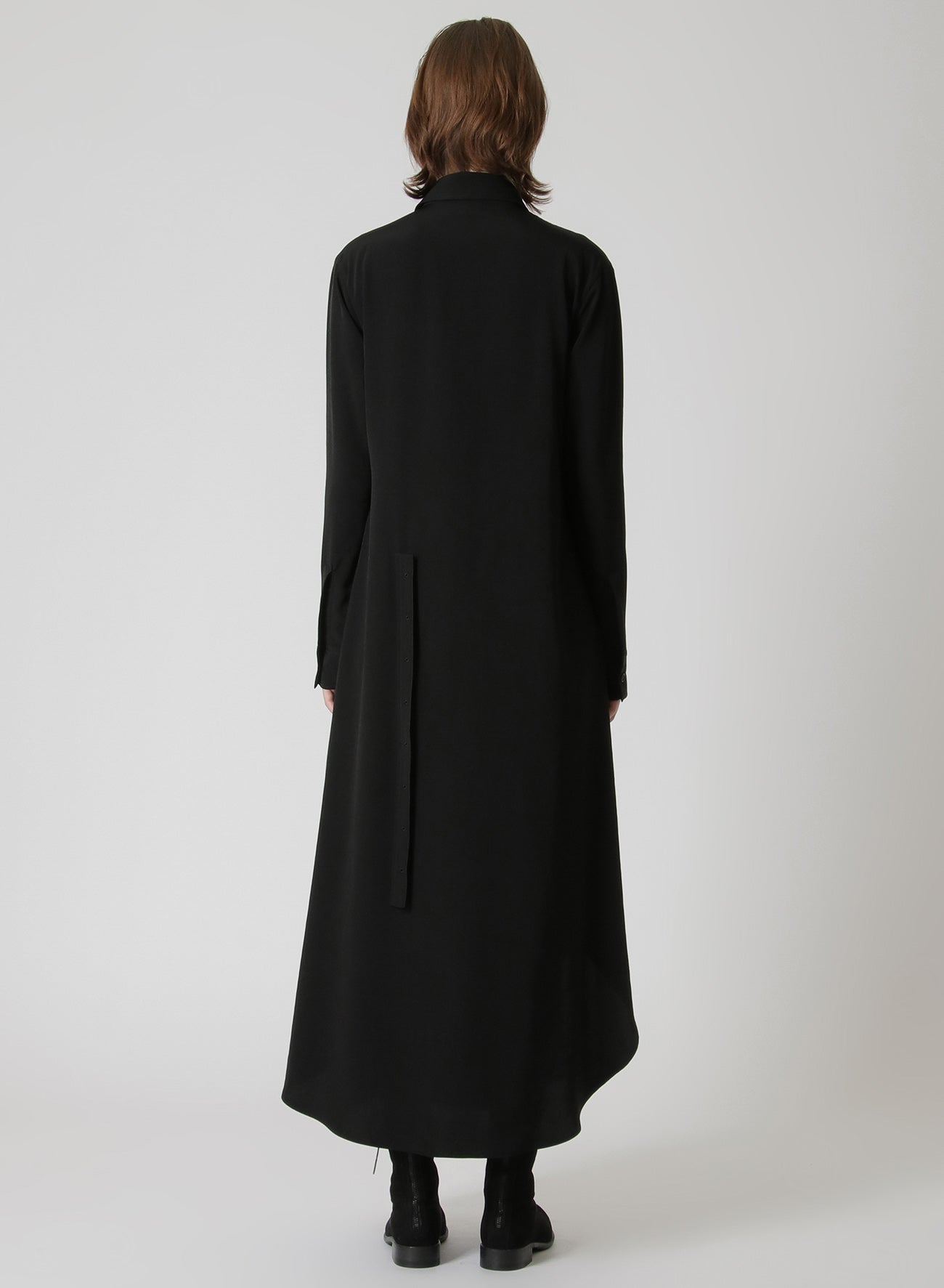 Elegant Crepe de Chine Flared Shirt Dress for Women | Flowy & Comfortable Summer Dress | Perfect for Office, Brunch & Casual Outings