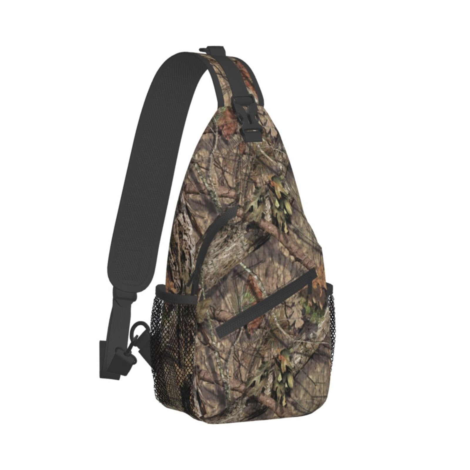 VOOHDDY Camo Hunting Camouflage Sling Bag - Waterproof Crossbody Shoulder Chest Pack for Men & Women - Perfect for Outdoor Activities, Hiking, Travel, and Daily Use