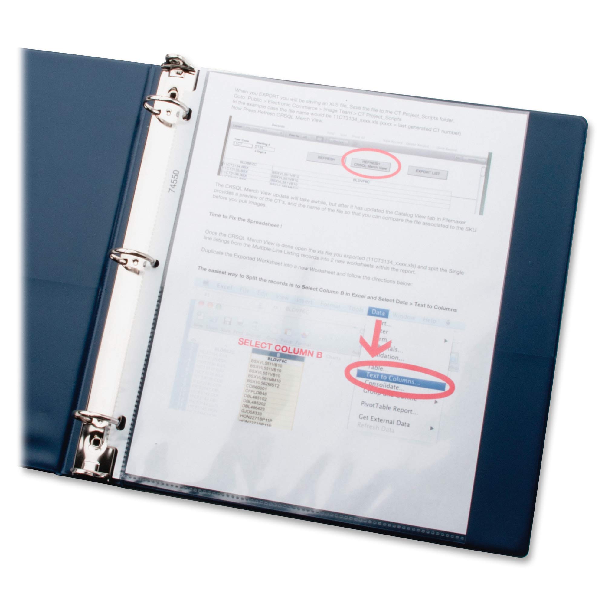 Business Source BSN16511CT Top-Loading Poly Sheet Protectors - 100 Pack, Letter Size 8.5