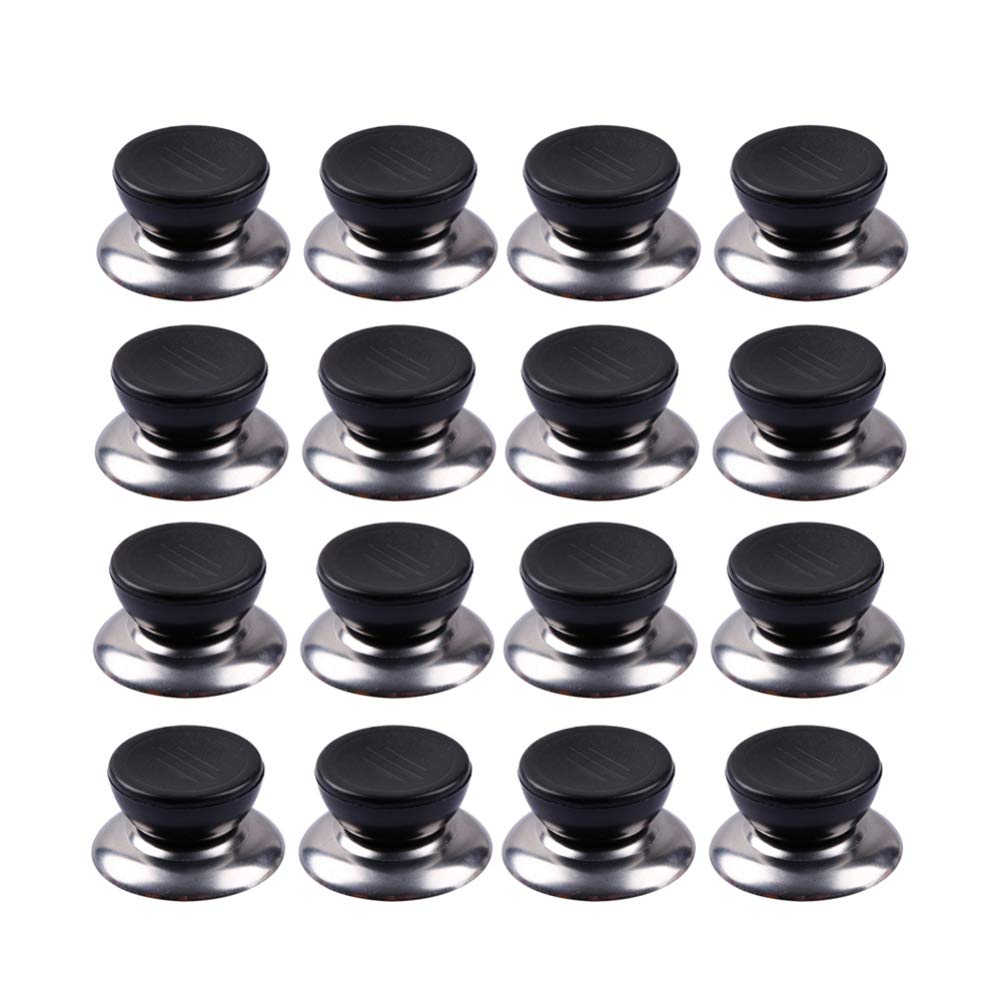 Hemoton 24-Piece Replacement Lid Knobs & Handles for Soup Pots - Durable Kitchen Cabinet Drawer Pulls for Easy Opening (Great for Cooking, Serving & Storage)