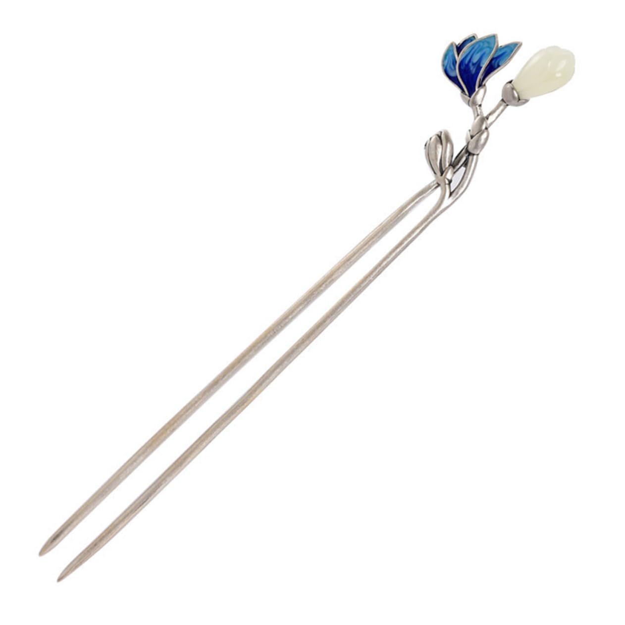 POPETPOP Hairpin Hair Gems for Women - Elegant Black Hair Chopsticks for Hanfu & Updos | Perfect Hair Accessories for Weddings, Parties & Cosplay | Secure Slick Stick for Bun, Chignon & Long Hair Styling