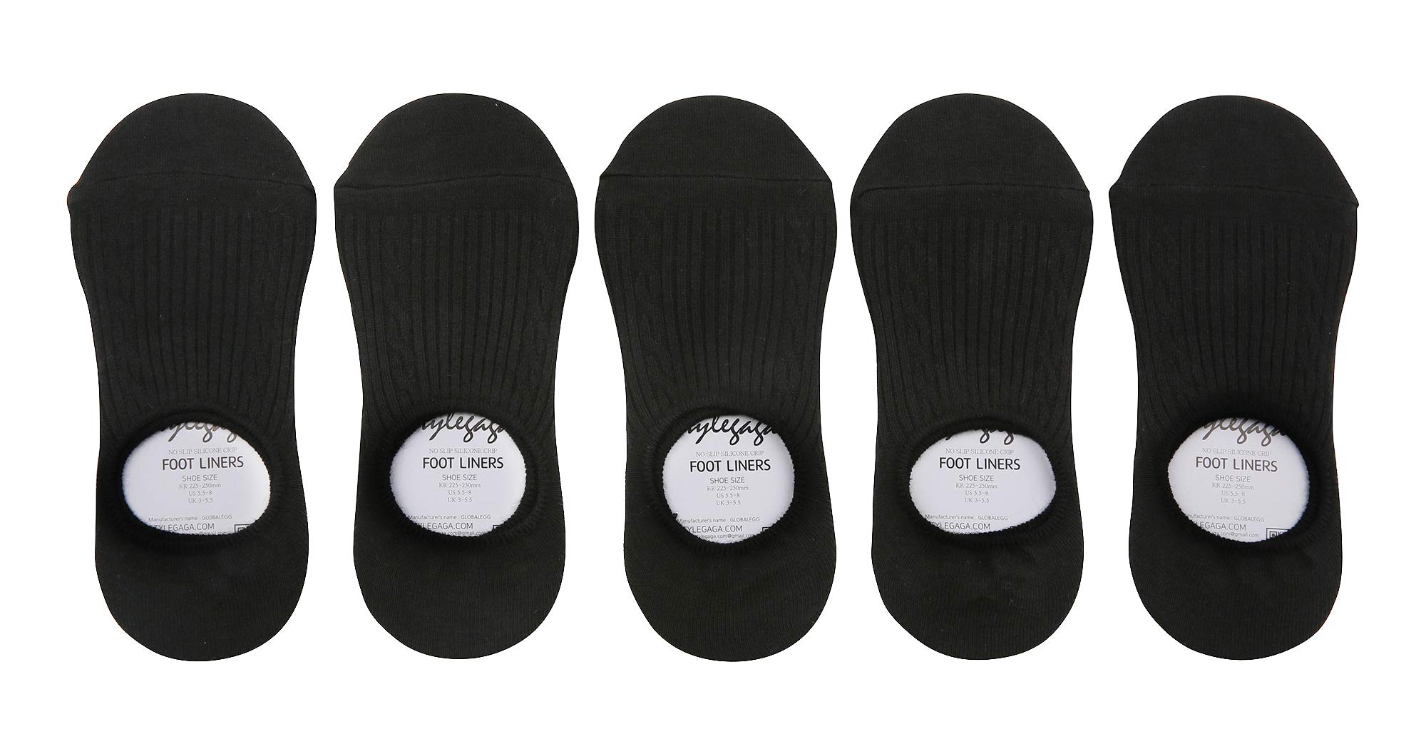 STYLEGAGA Women's No Show Non-Slip Liner Socks - Animal & Floral Mesh Cotton Casual Invisible Socks for Sneakers, Loafers & Flats - Perfect for Workout, Running & Daily Wear