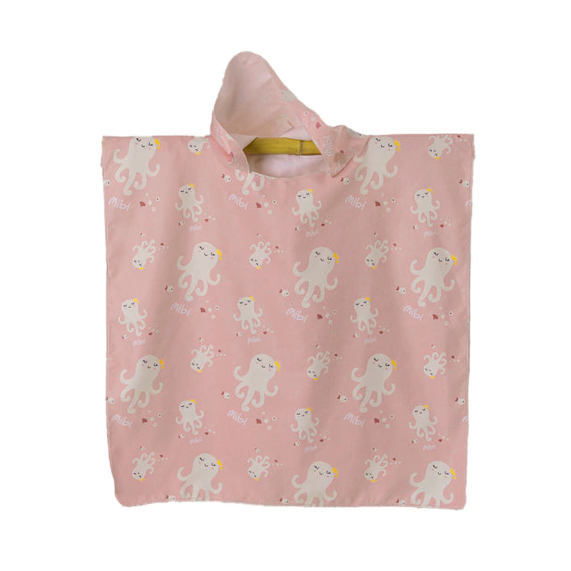Poncho Mibi Octopus 0.60 x 0.60 - Soft & Cozy Blanket for Kids & Adults - Perfect for Camping, Travel, and Home Use