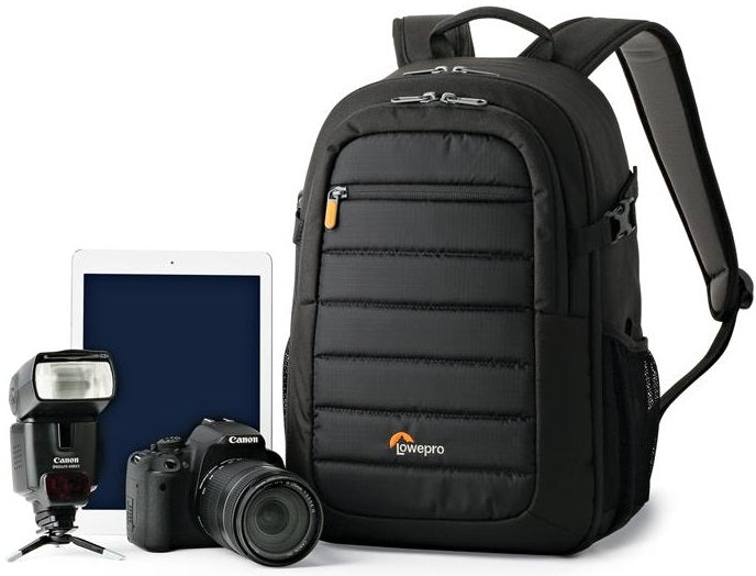 Lowepro Tahoe BP 150 DSLR Camera Backpack - Waterproof & Lightweight Photography Bag for Travel, Hiking & Outdoor Shooting (Black)