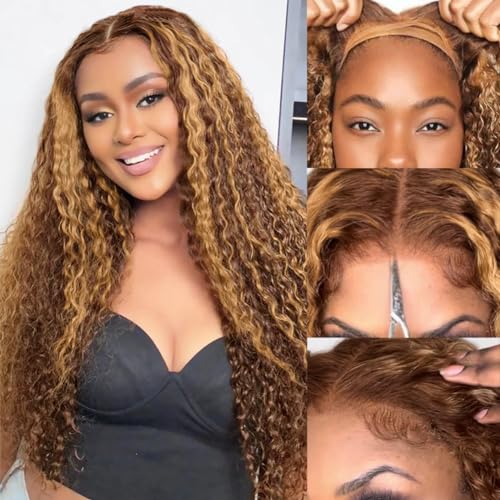 brown and honey blonde