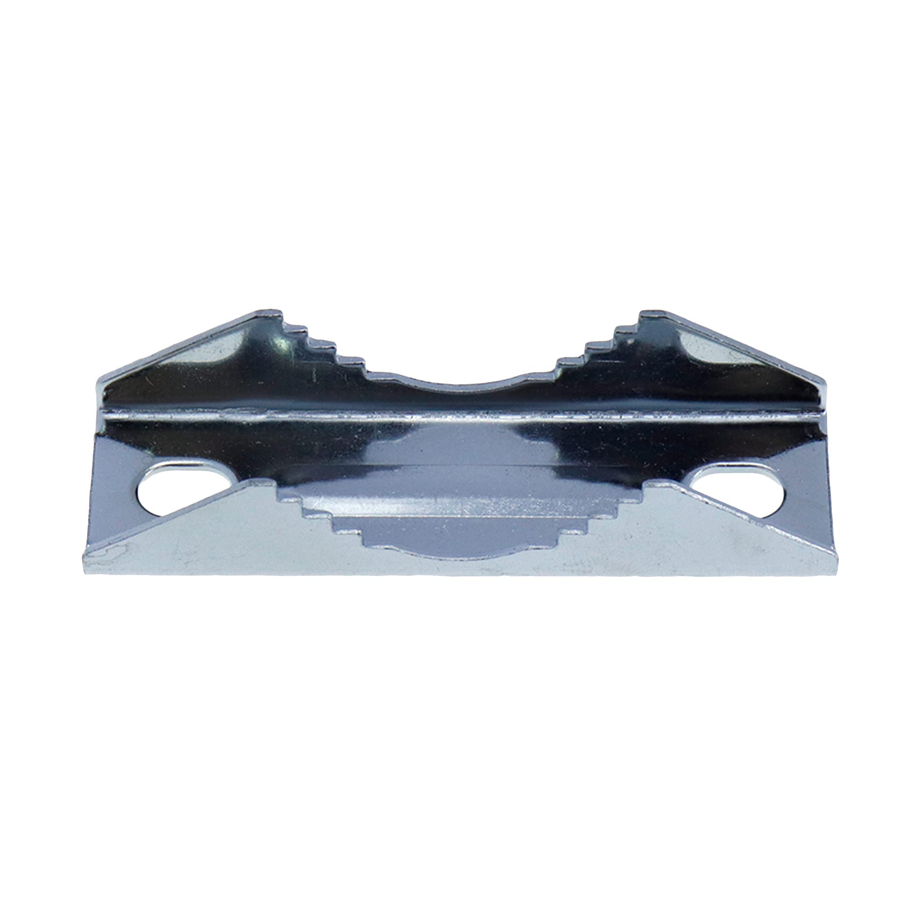 4pcs Square Pipe Clamp Brackets - Heavy Duty V-Block Clamp Accessories for Flagpole, Antenna Mast & Metal Pipes - Durable Iron Construction - Perfect for Outdoor Flag Display, TV Antenna Installation & DIY Projects