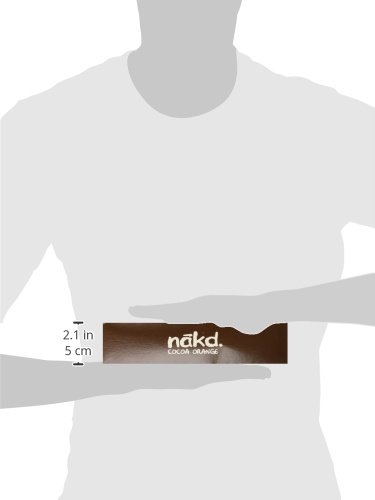 Nakd Cocoa Orange Raw Fruit & Nut Bars - Gluten Free, Vegan Snack, 18 Count - Perfect for Healthy On-the-Go Breakfast & Workout Energy Boost
