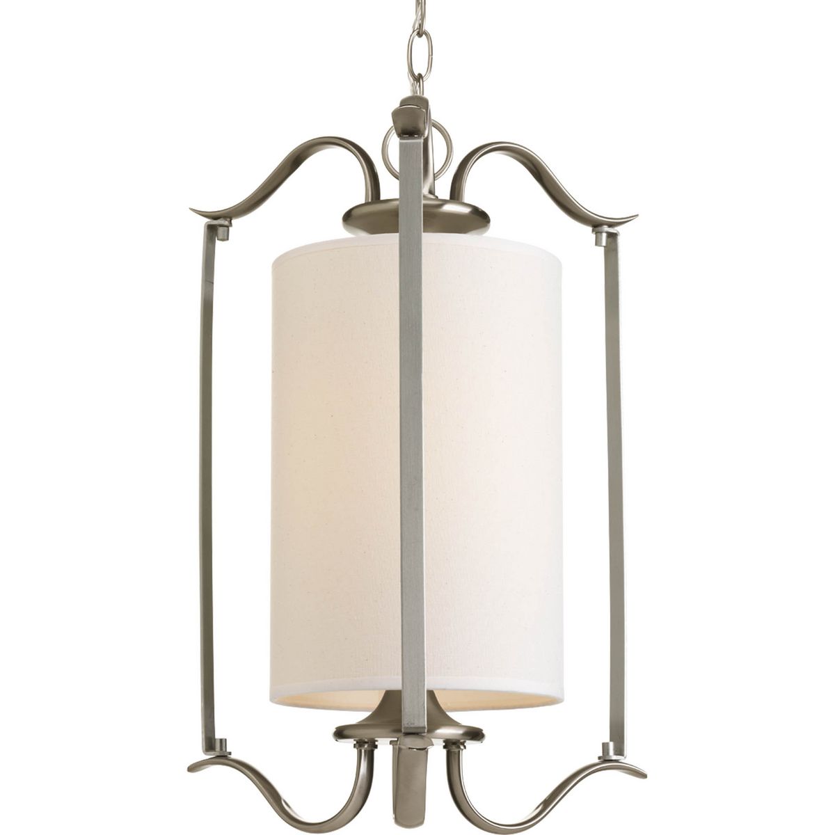 Inspire Collection One Light Large Foyer Pendant - Modern Crystal Chandelier for Entryway, Hallway & Staircase Lighting | Elegant Home Decor for Living Room, Dining Room & Bedroom