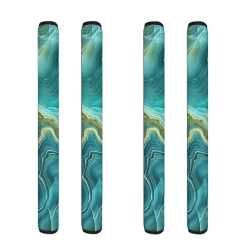 Teal Marble Print-1