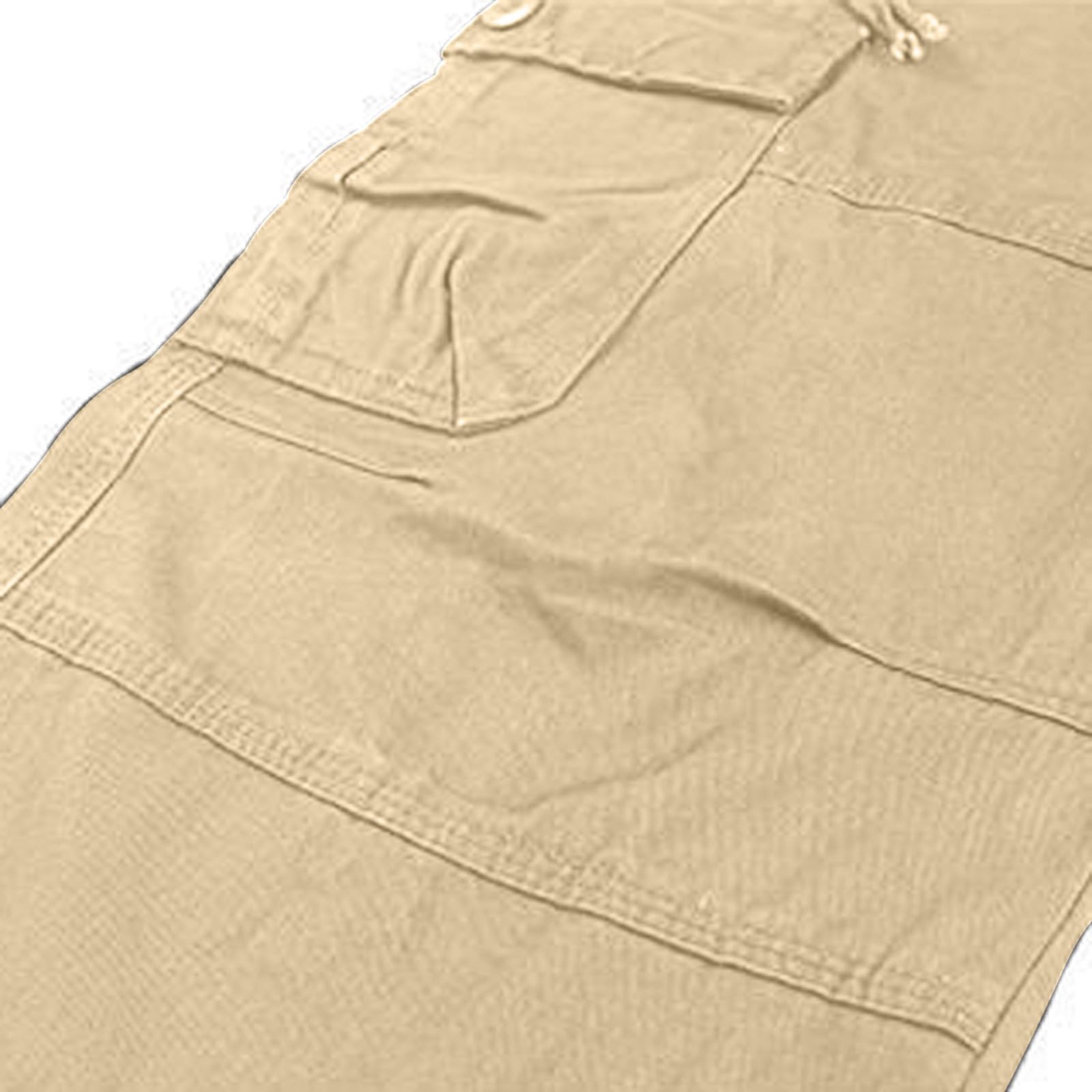 Men's Straight Fit Cotton Cargo Pants - Durable Tactical Casual Pants for Hiking, Outdoor Activities & Everyday Wear | Comfortable Loose Fit Activewear