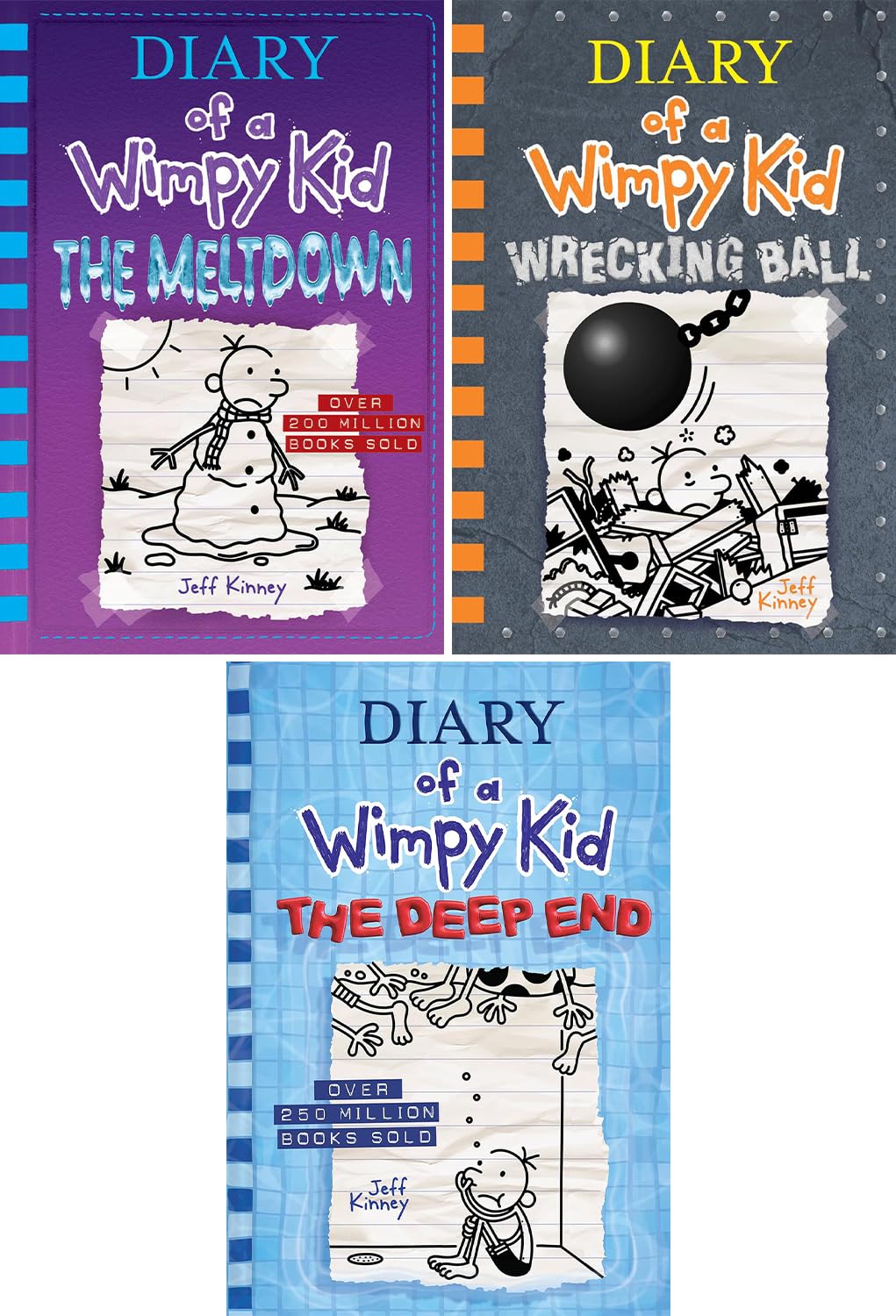 Diary of a Wimpy Kid 18-Book Hardcover Collection Set by Jeff Kinney (Volumes 1-18) - Perfect for Kids' Reading, Classroom Libraries & Gift Giving