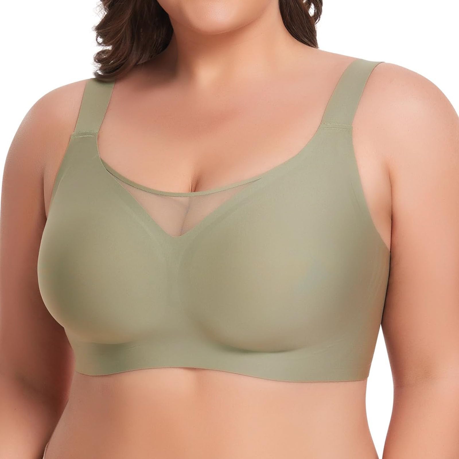 Best Wireless Seamless Sports Bras for Women - Padded Gym, Fitness & Yoga Crop Top Bralette - Perfect for Workouts, Running & Active Lifestyle