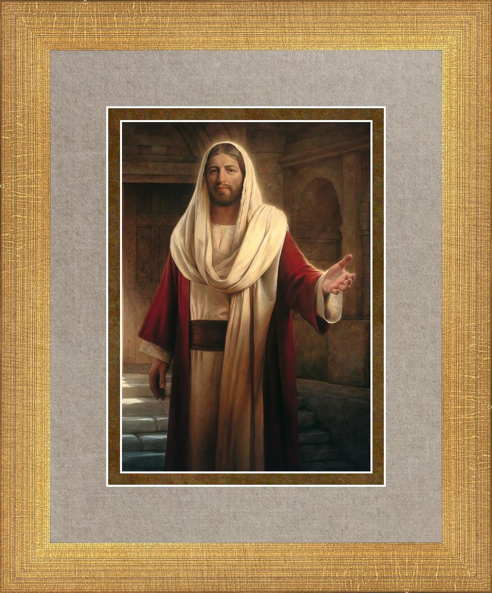Come Follow Me by Howard Lyon - Inspirational Christian Art Print for Home, Church & Office Decor