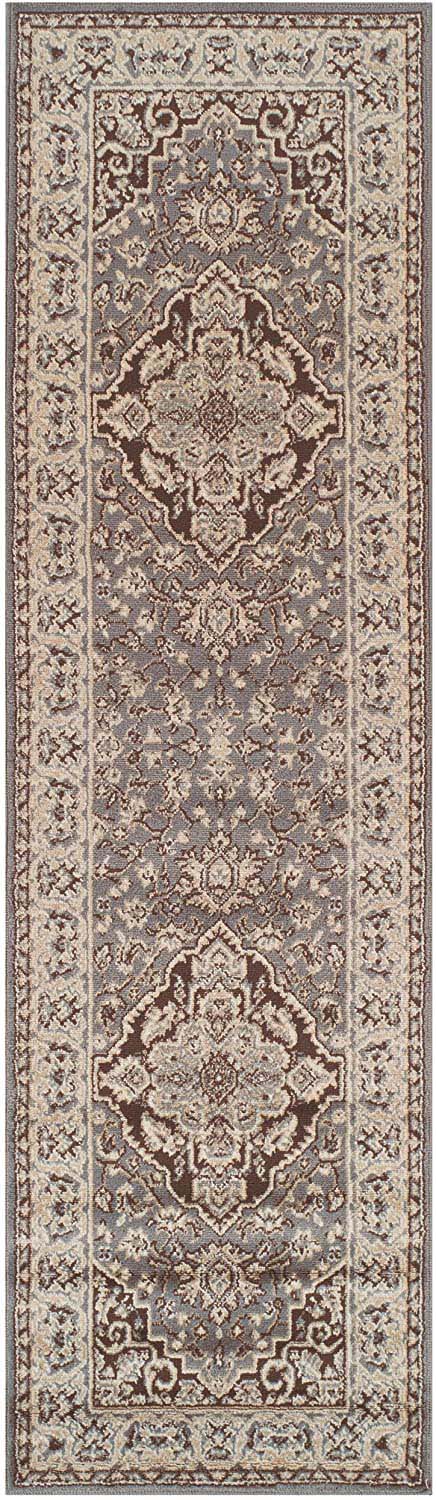Glendale Traditional Floral Medallion Indoor Area Rug - Non-Slip Living Room Carpet, Bedroom Runner, Hallway Decor | Soft & Durable Home Floor Mat for Cozy Interior Design