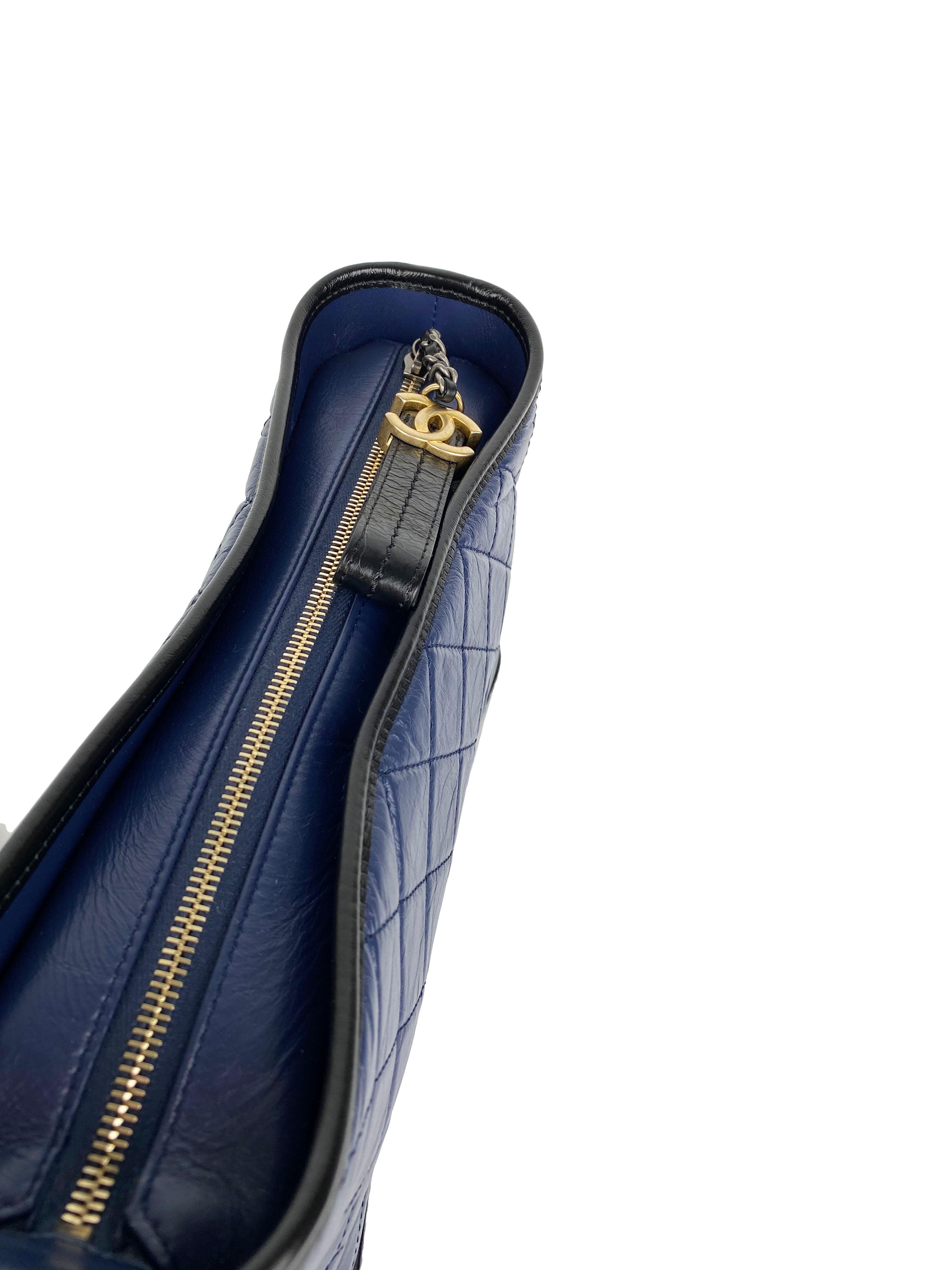 Chanel Large Navy Gabrielle Hobo Bag - Luxury Designer Handbag for Women | Perfect for Work, Travel & Everyday Use