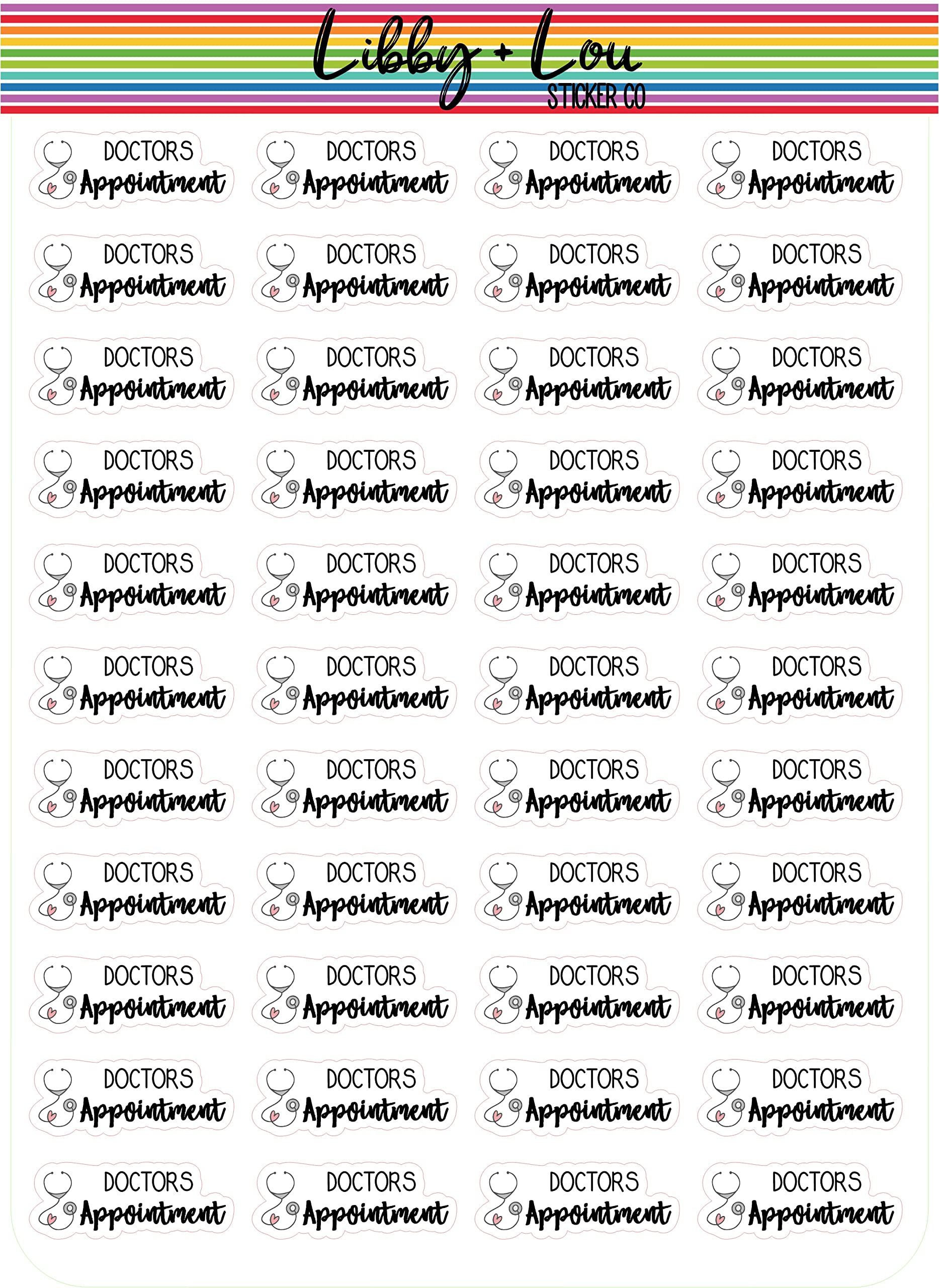 Doctor Appointment Planner Stickers - Organize & Decorate for Busy Schedules