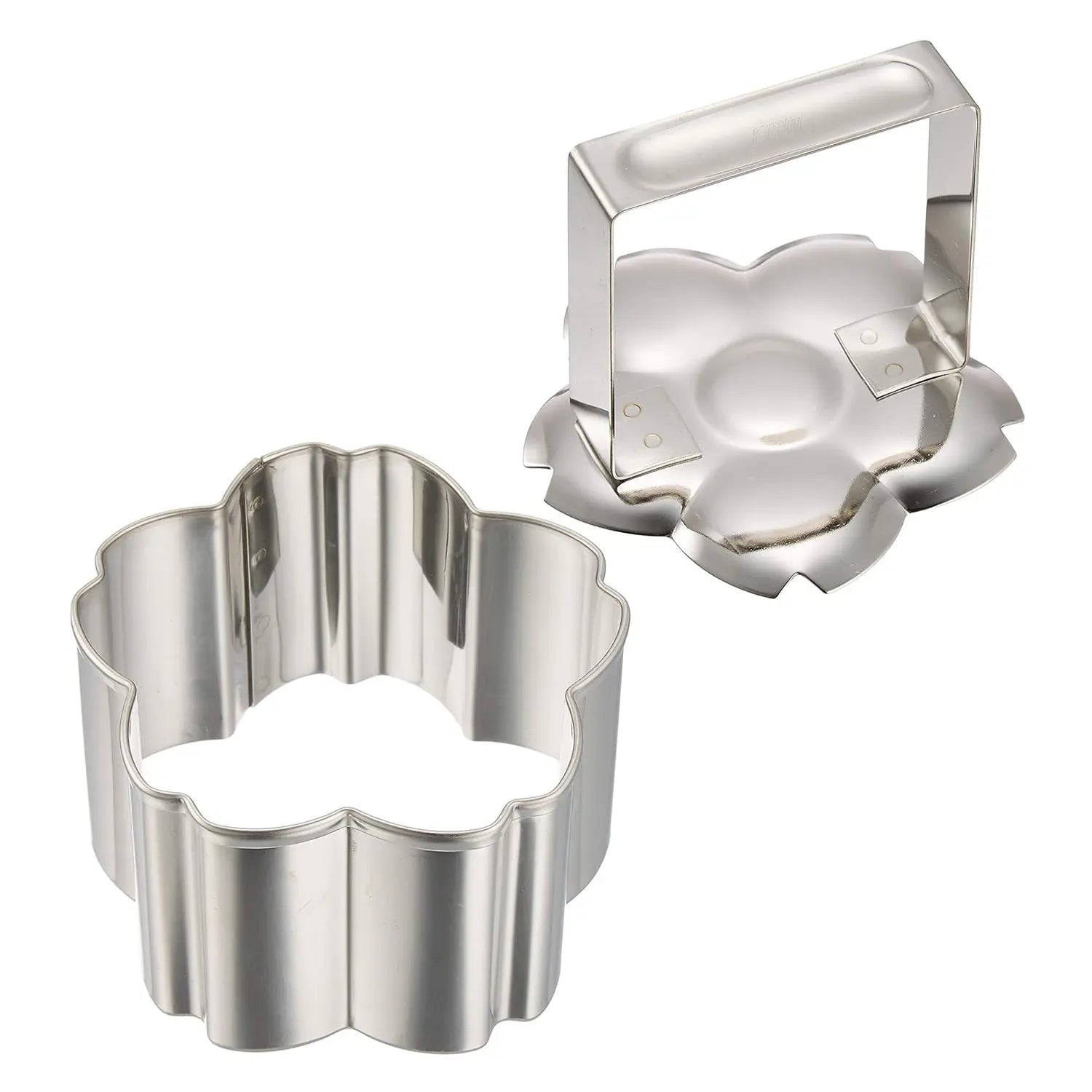 Premium Stainless Steel Rice Mold - Sakura Design for Sushi, Onigiri & Bento - Perfect for Home Cooking, Meal Prep & Japanese Cuisine