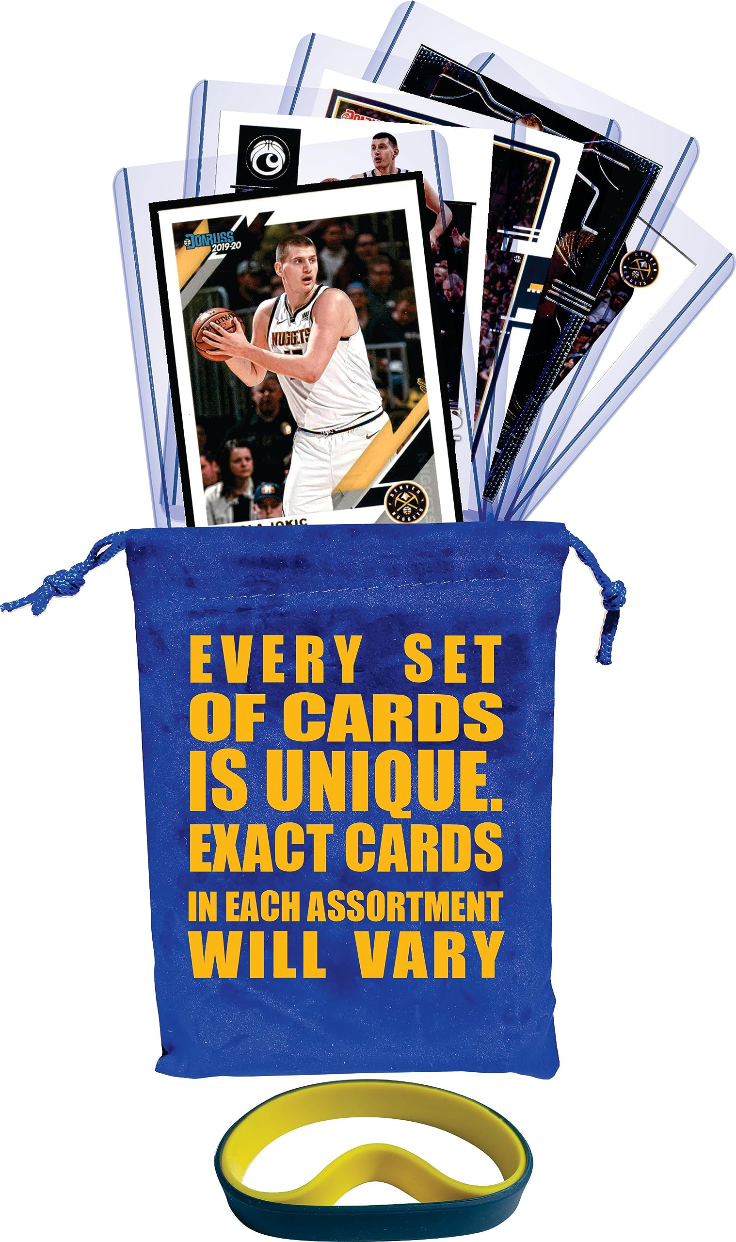 Nikola Jokic Denver Nuggets Basketball Cards (5-Pack) - NBA Collectible Trading Cards for Fans, Gifts & Memorabilia Collection - Perfect for Sports Enthusiasts, Card Collectors and Denver Nuggets Supporters