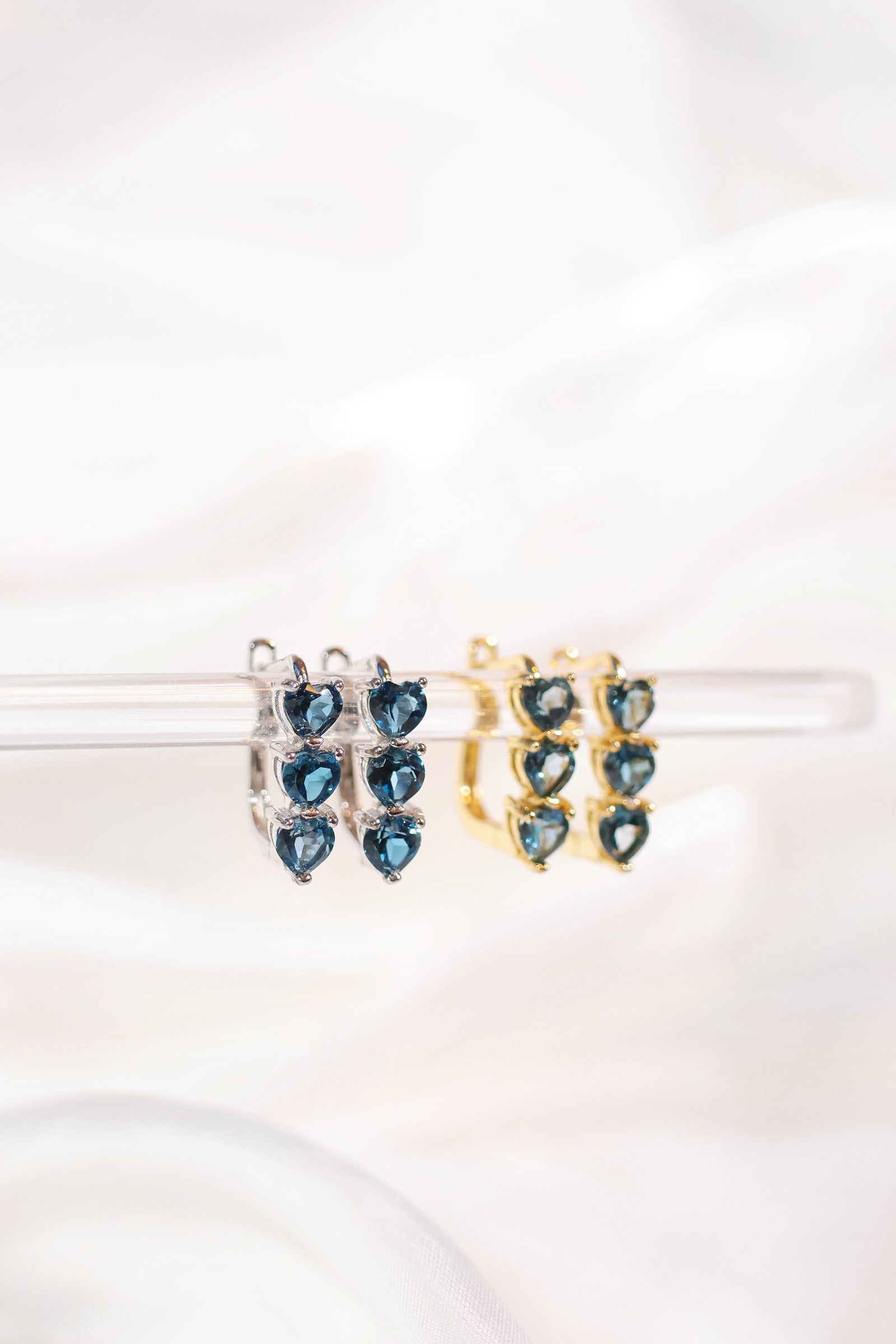 London Blue Topaz Earrings for Women - 925 Sterling Silver Dangle Earrings | Elegant Gift for Birthday, Anniversary & Special Occasions | Perfect for Parties, Weddings & Evening Events