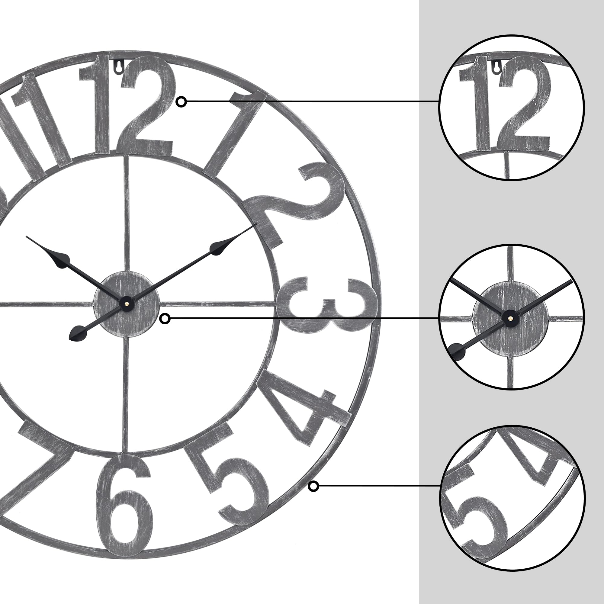 Industrial Wall Clock 32