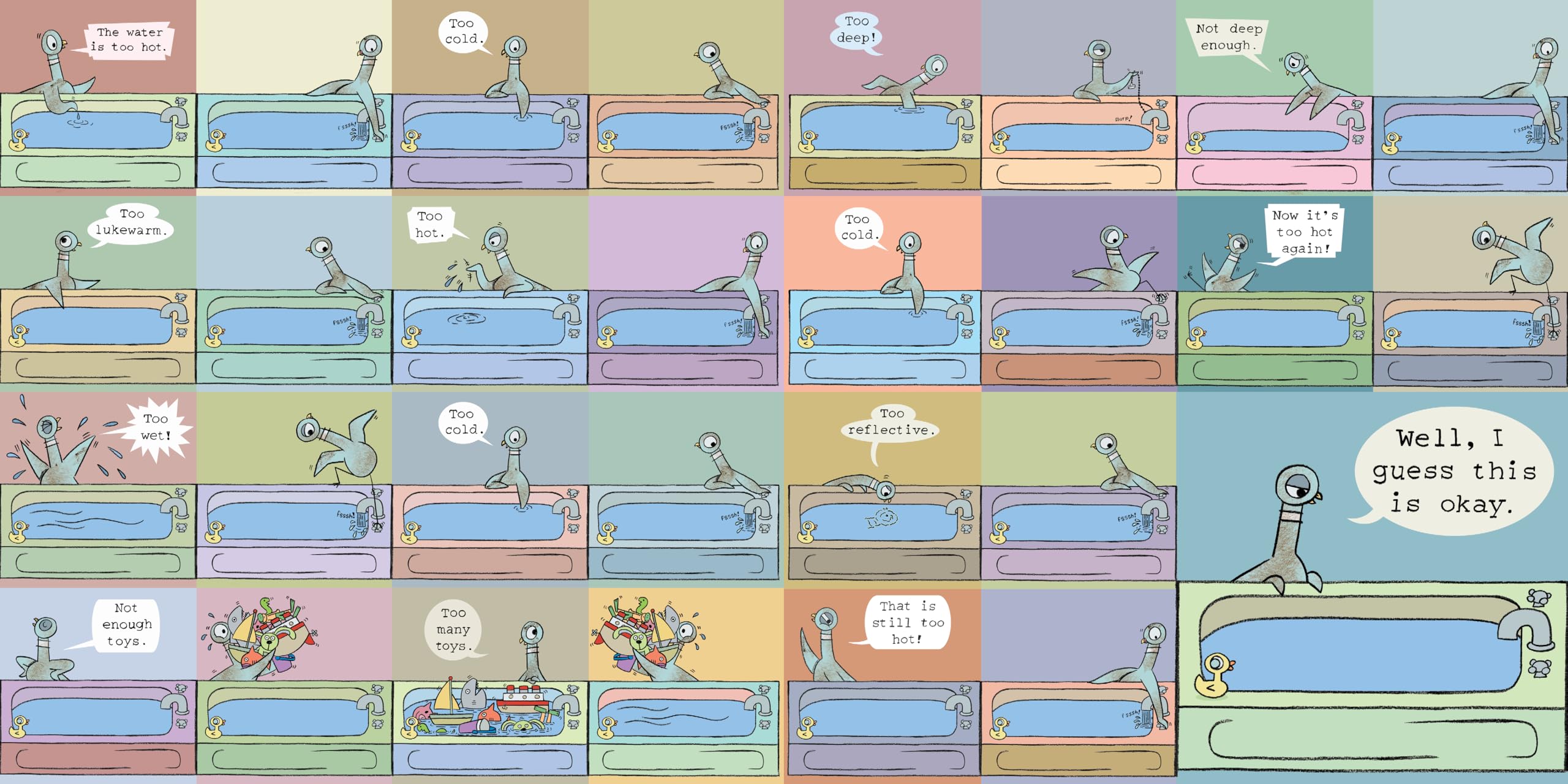 Pigeon Needs a Bath! - Fun Children's Book from The Pigeon Series by Mo Willems - Perfect for Bedtime Stories & Early Reading
