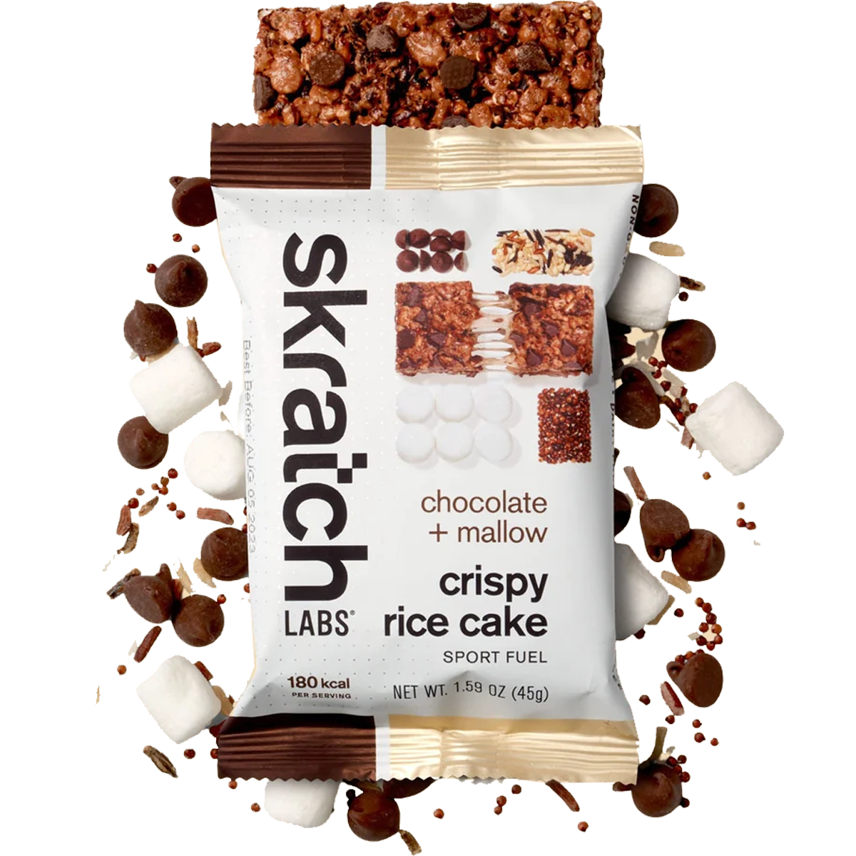 Organic Crispy Rice Cakes - Healthy Gluten-Free Sports Snack for Energy & Recovery | Perfect for Hiking, Gym Workouts & Marathon Training