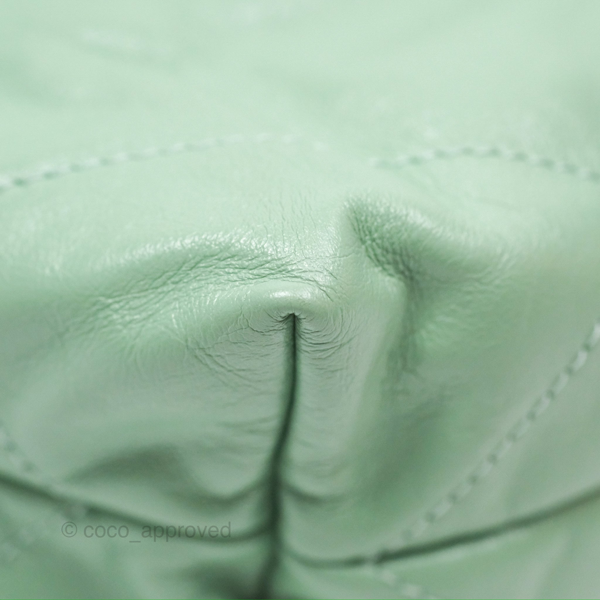 Chanel 22 Small Handbag in Mint Green Shiny Aged Calfskin with Gold Hardware - Luxury Crossbody Bag for Women, Perfect for Date Night & Special Occasions