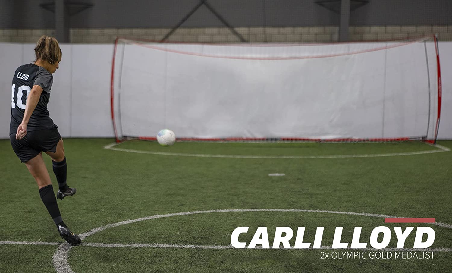 PowerNet Soccer Goal 24 x 8 Feet - Portable Soccer Net for Training & Backyard Games - Durable Football Goal for Kids & Adults - Perfect for Practice, Backyard, Park & Beach Use
