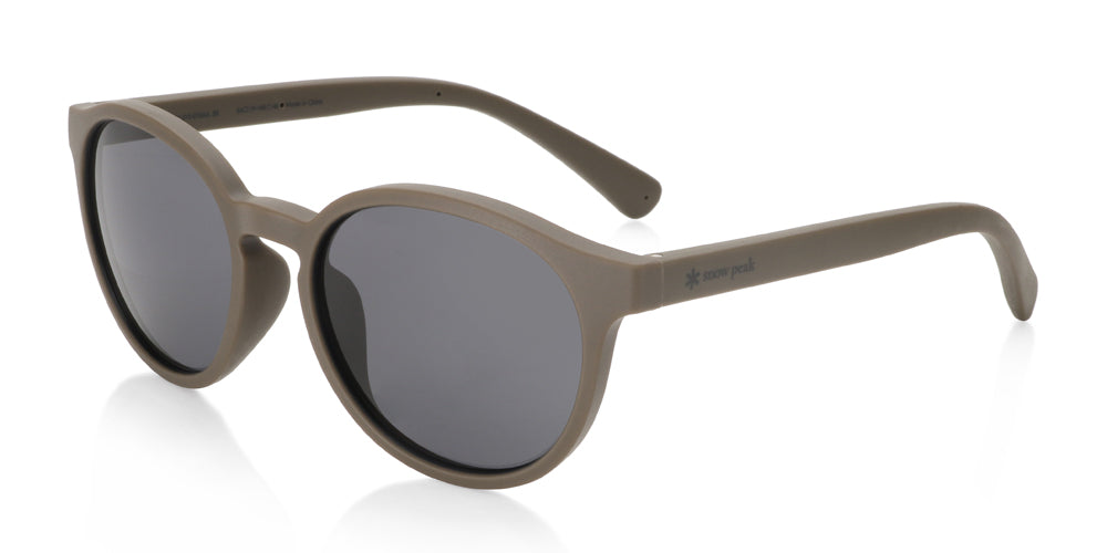 JINS x Snow Peak Rubber Sunglasses 015 85 - Lightweight Polarized Outdoor Sunglasses for Hiking, Fishing & Beach Activities