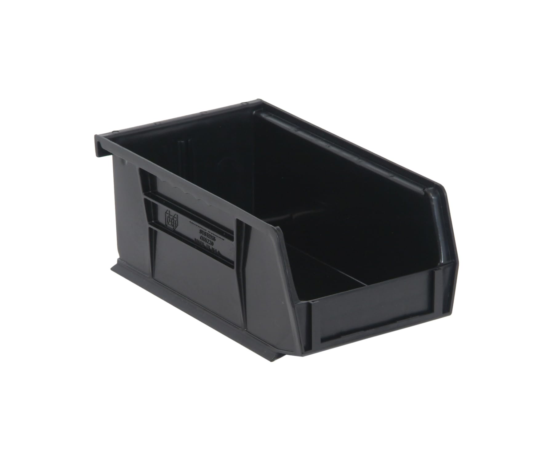 QUANTUM STORAGE SYSTEMS Ultra QUS220BKCS 24-Pack Black Plastic Storage Bins - 8