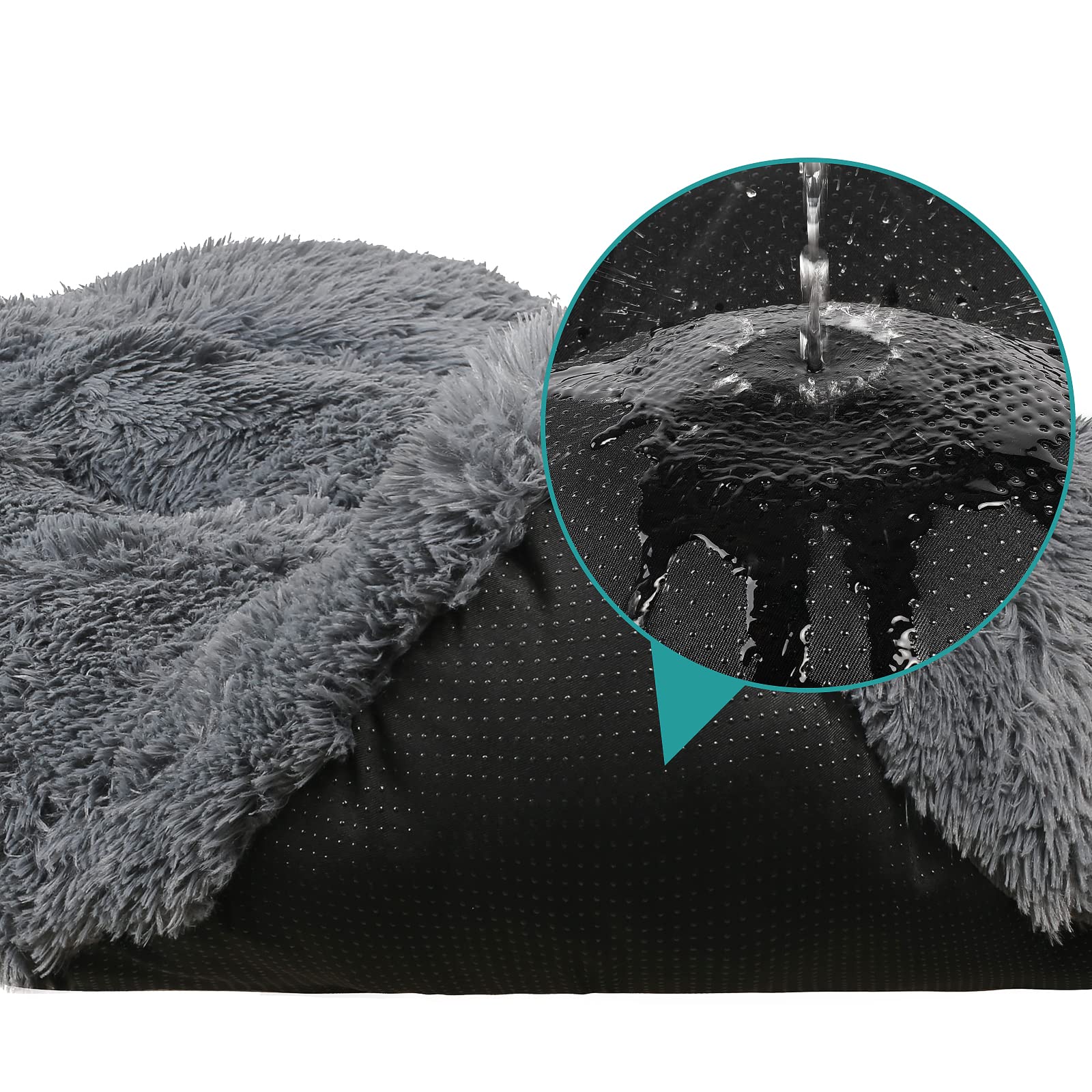 Premium Orthopedic Dog Bed Mat - Plush Soft Washable Crate Pad for Large, Medium & Small Dogs & Cats (24