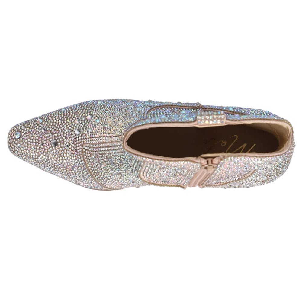 Matisse Women's Harlow Rhinestone Snip Toe Cowboy Boots - Stylish Western Fashion for Parties, Concerts & Country Events