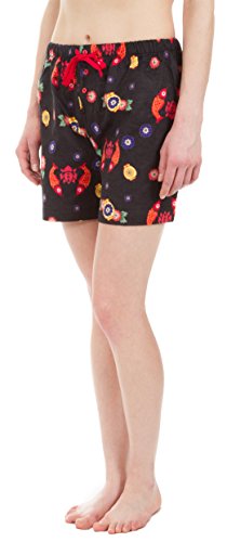 Turning Japanese Koi Lantern Black Boxers